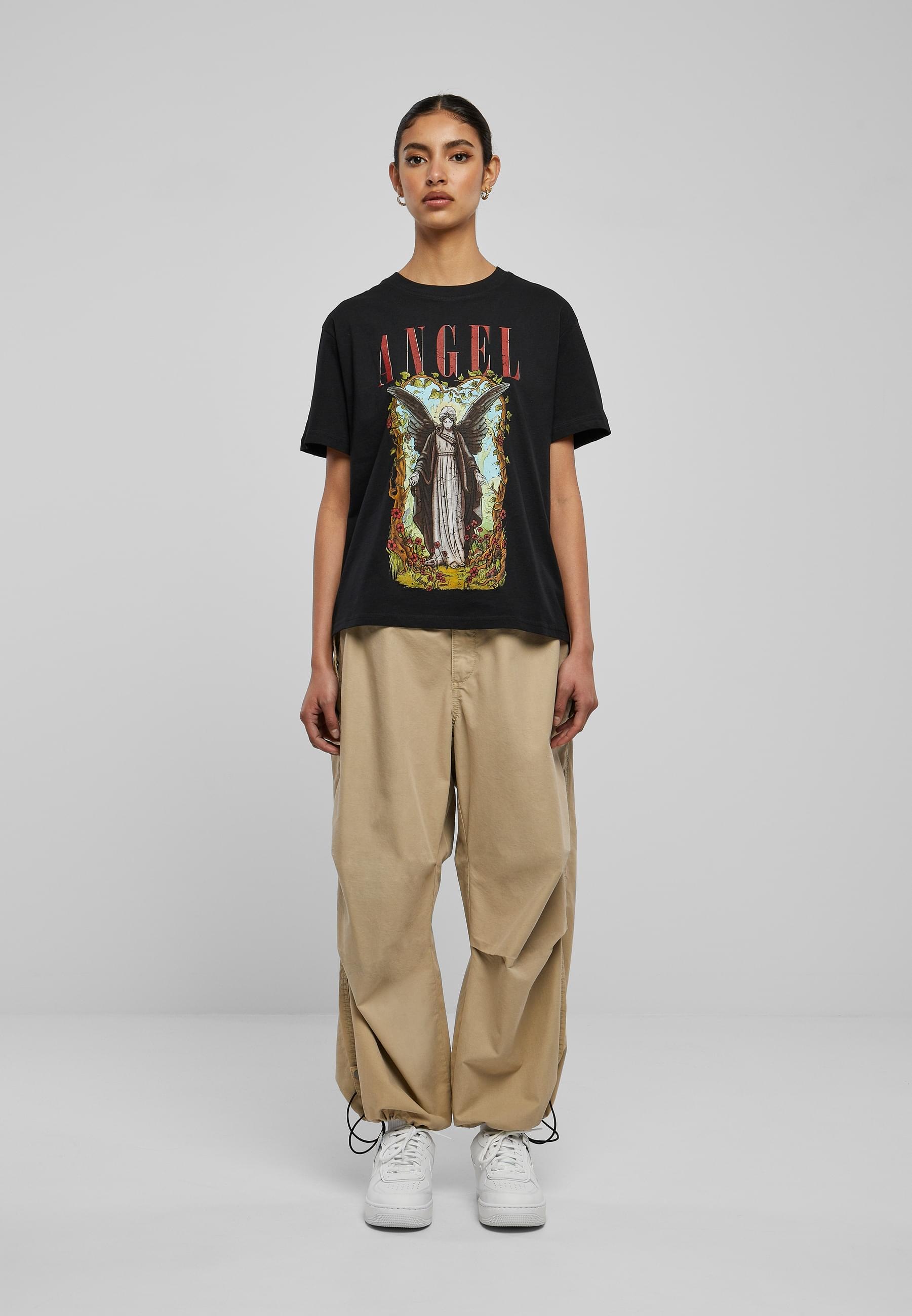 Miss Tee Kurzarmshirt »Miss Tee Damen Angel Tee«, (1 tlg.)