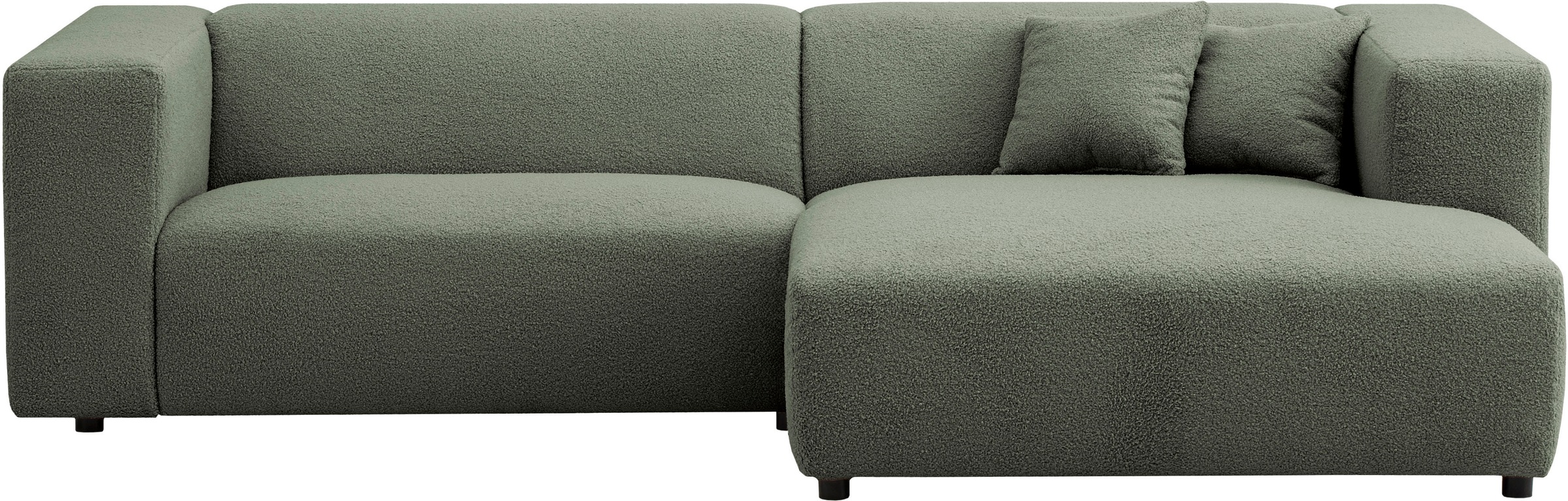 andas Ecksofa "BAKELS, L-Form in Cord oder Boucle-Stoff, moderne Couch" wah günstig online kaufen