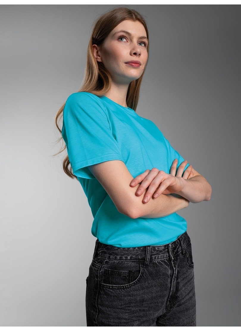 Trigema T-Shirt "TRIGEMA T-Shirt aus 100% Baumwolle" 1 Stk. günstig online kaufen