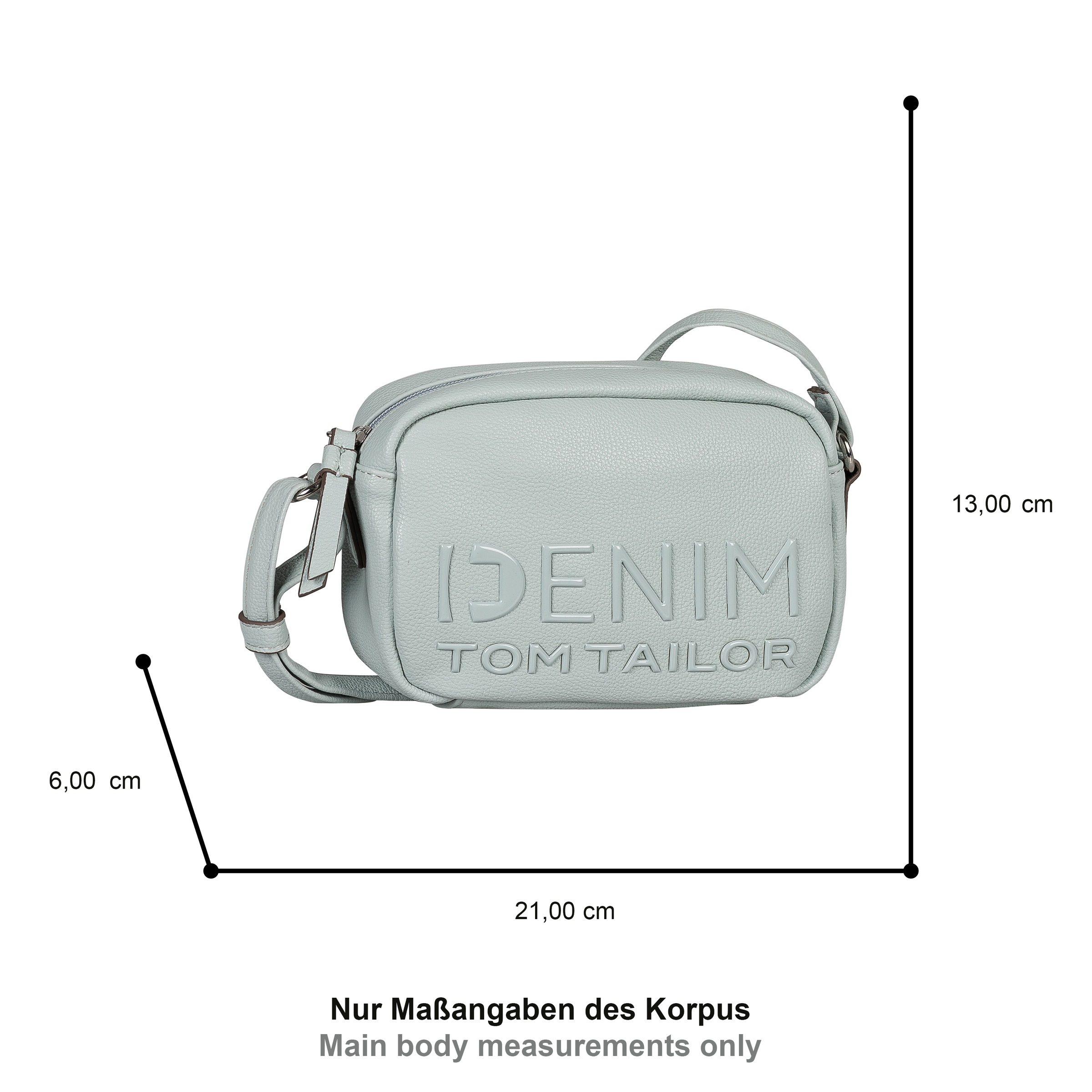 TOM TAILOR Denim Handtasche "Aveline" Damen Umhängetasche, Schultertasche m günstig online kaufen