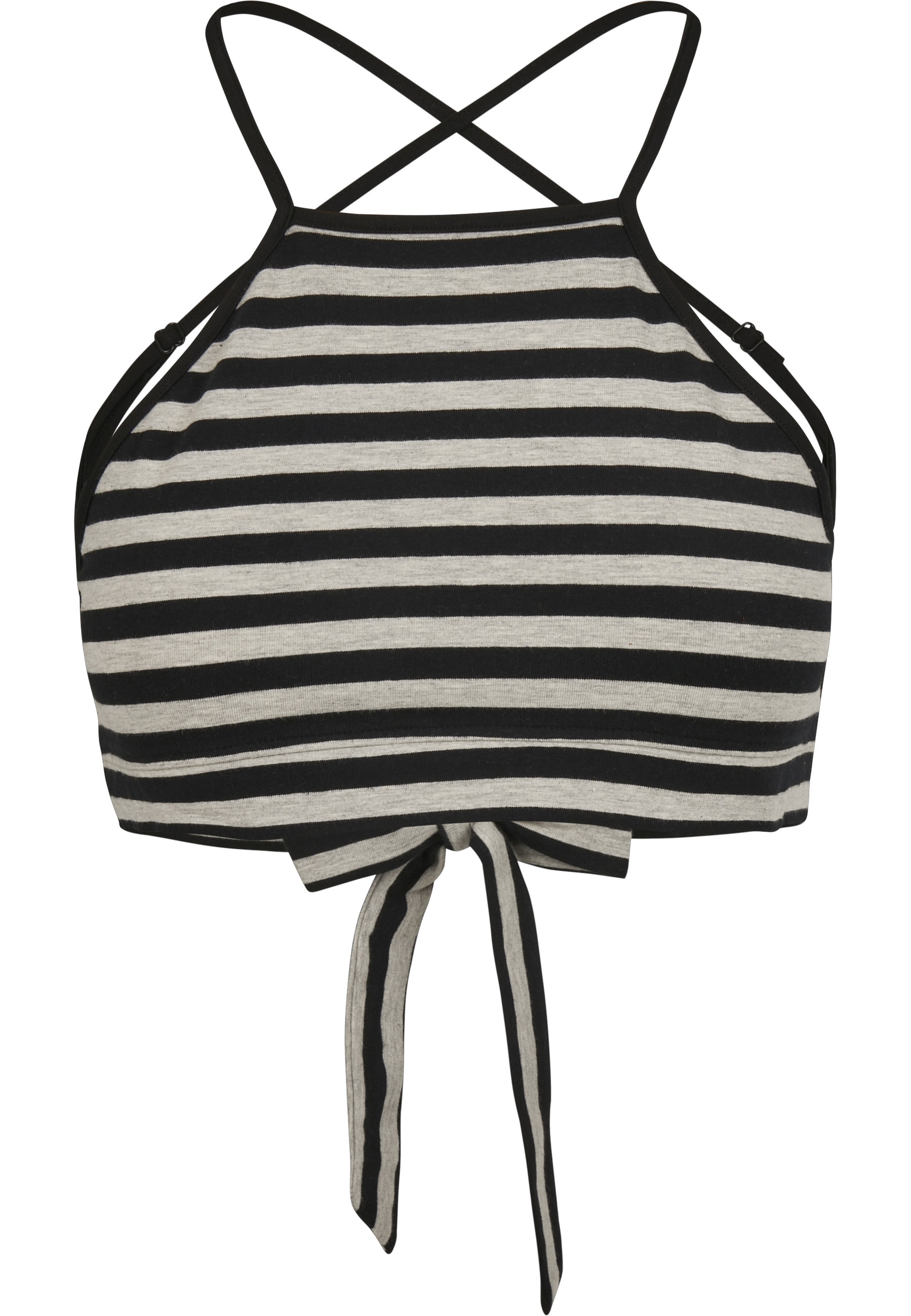 URBAN CLASSICS Yoga & Relax Shirt "Urban Classics Damen Ladies Triangle Top" 1 Stk.