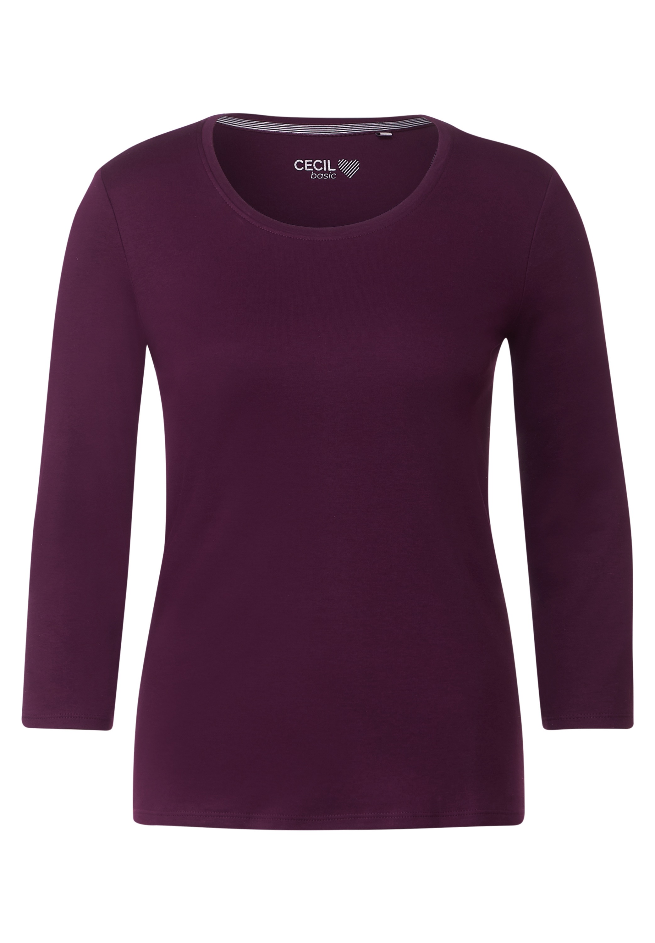 Cecil 3/4-Arm-Shirt, aus reiner Baumwolle