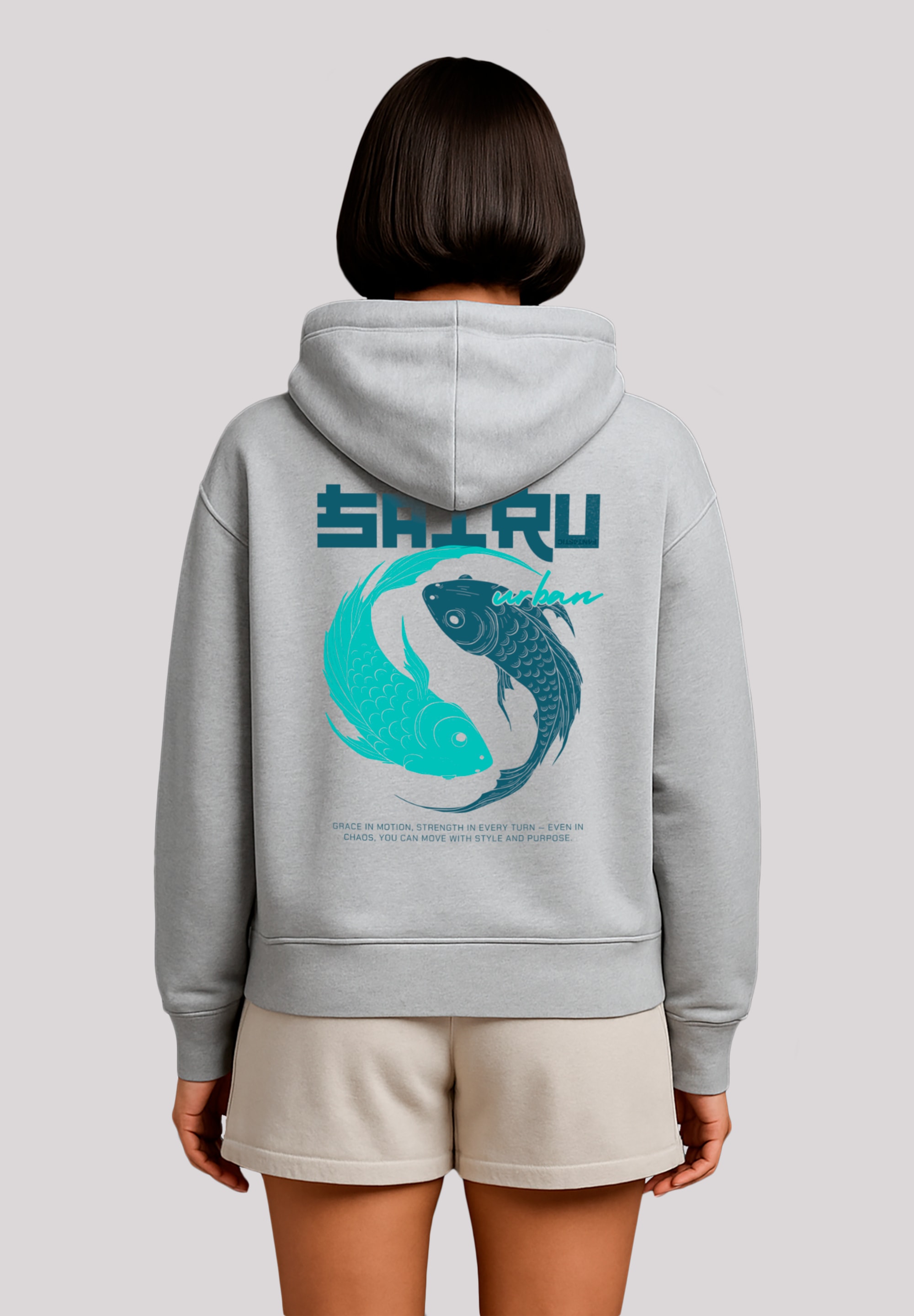 F4NT4STIC Kapuzenpullover »Koi Fish Japan Streetstyle«, Japan Streetwear Styles