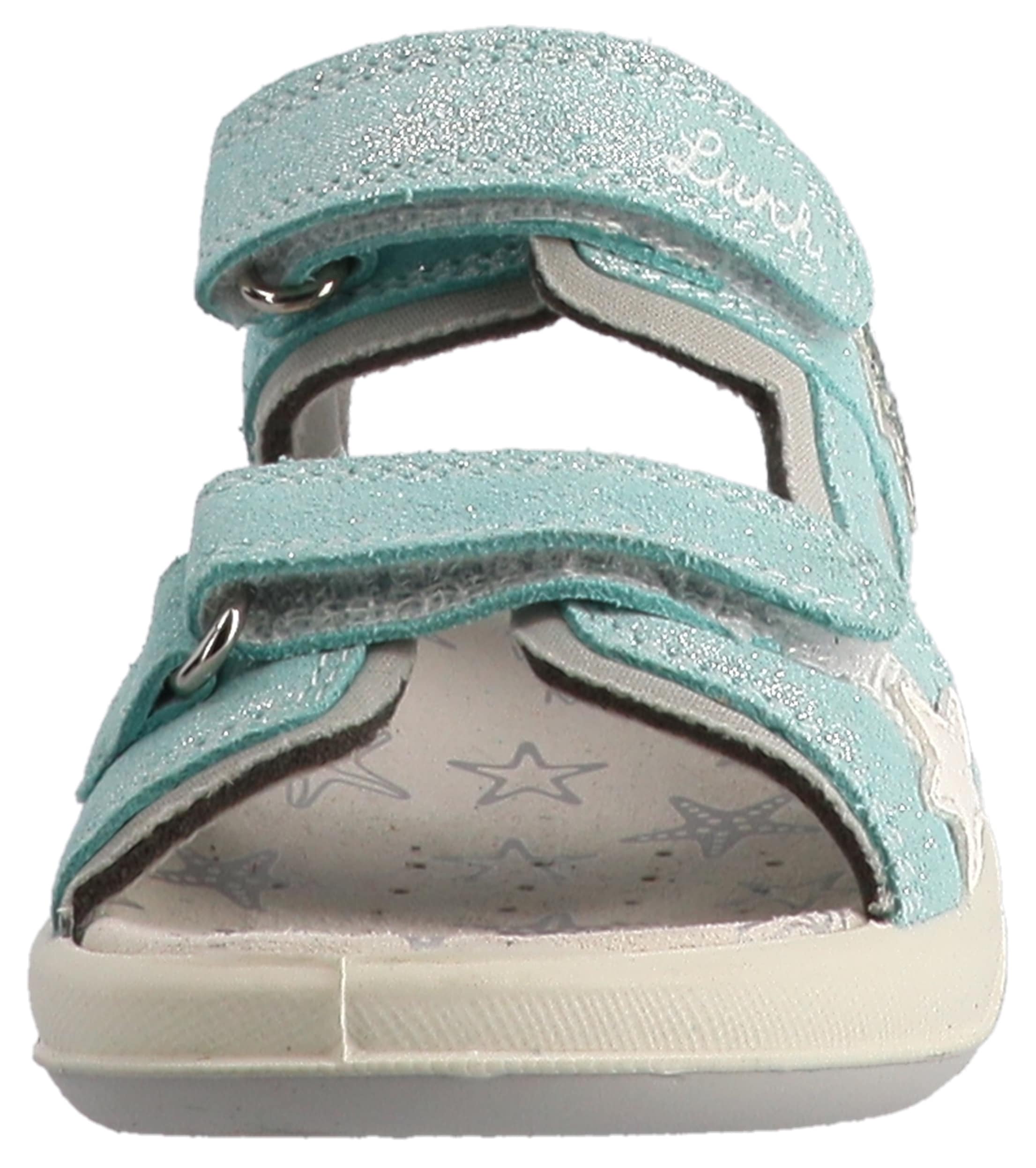 Lurchi Sandale »Fia 1«  Klettschuh mit Glitter, Größenschablone zum Download