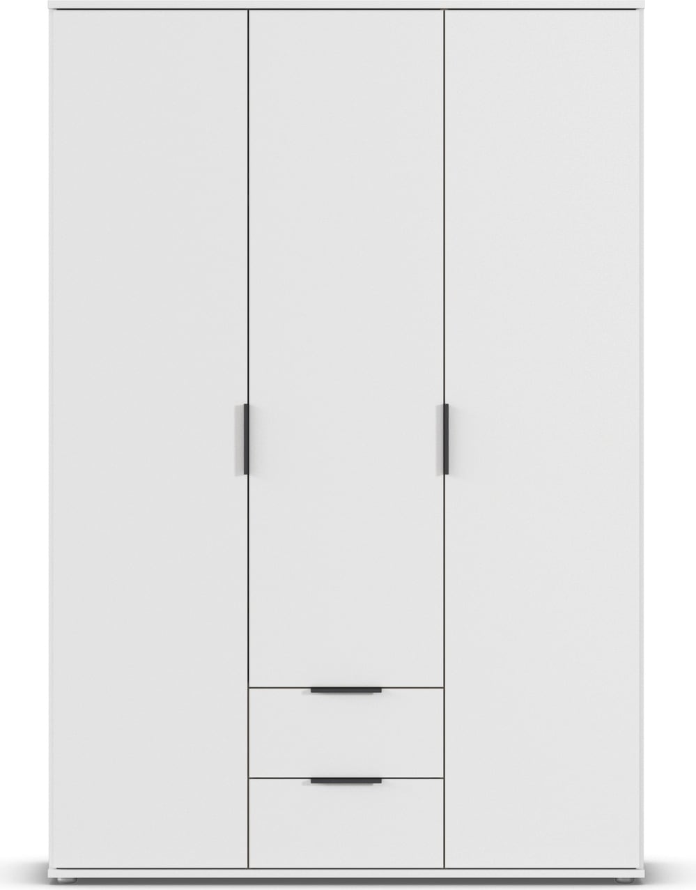 rauch Drehtürenschrank »Kleiderschrank Schrank Garderobe Wäscheschrank ESSEA in 2 Breiten«, mit 2 Schubladen, in schlichtem Design, moderne Griffe MADE IN GERMANY