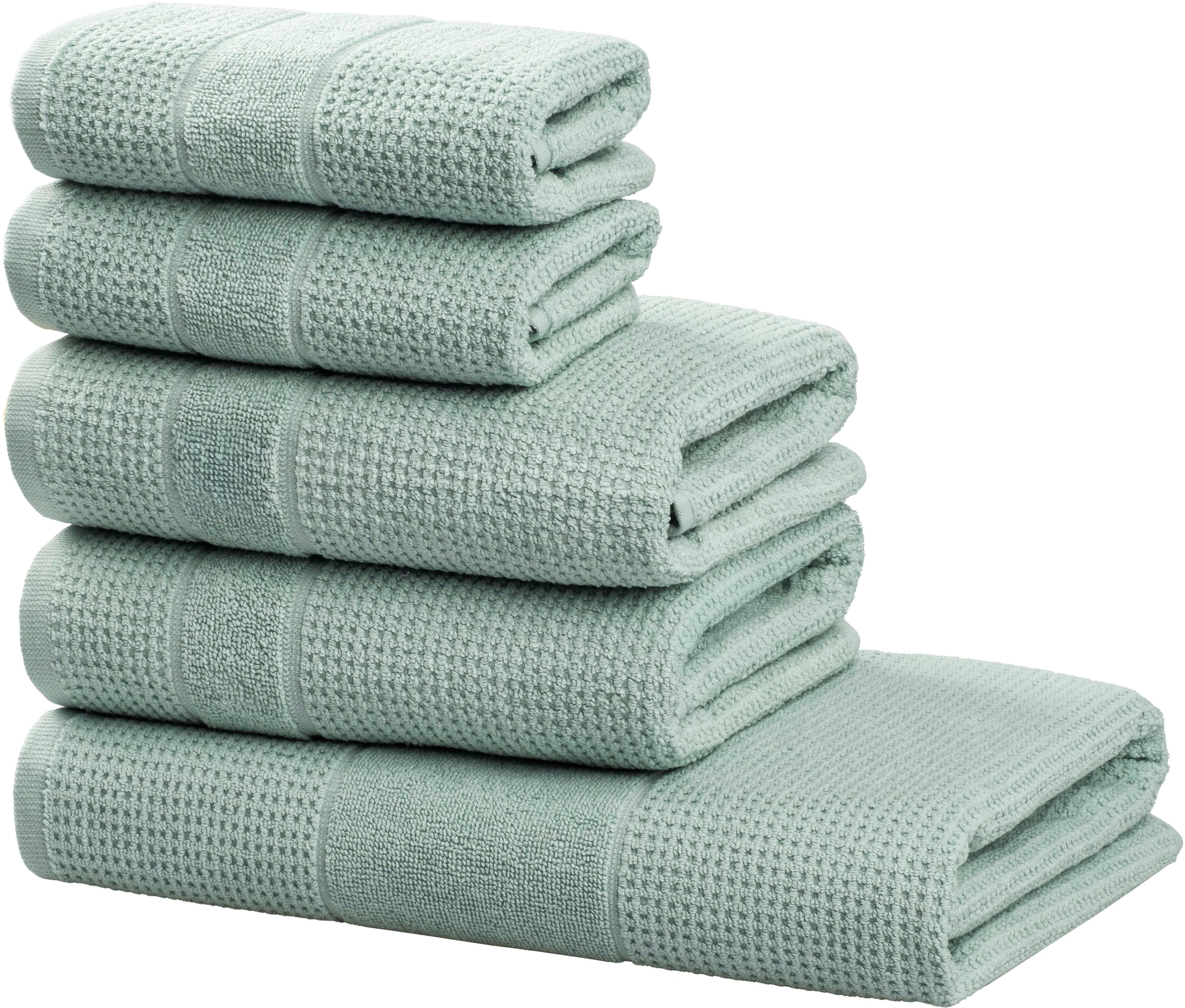 OTTO home Handtuch Set "Kimi, Duschtuch, Handtücher und Gästetücher" Set 5 günstig online kaufen