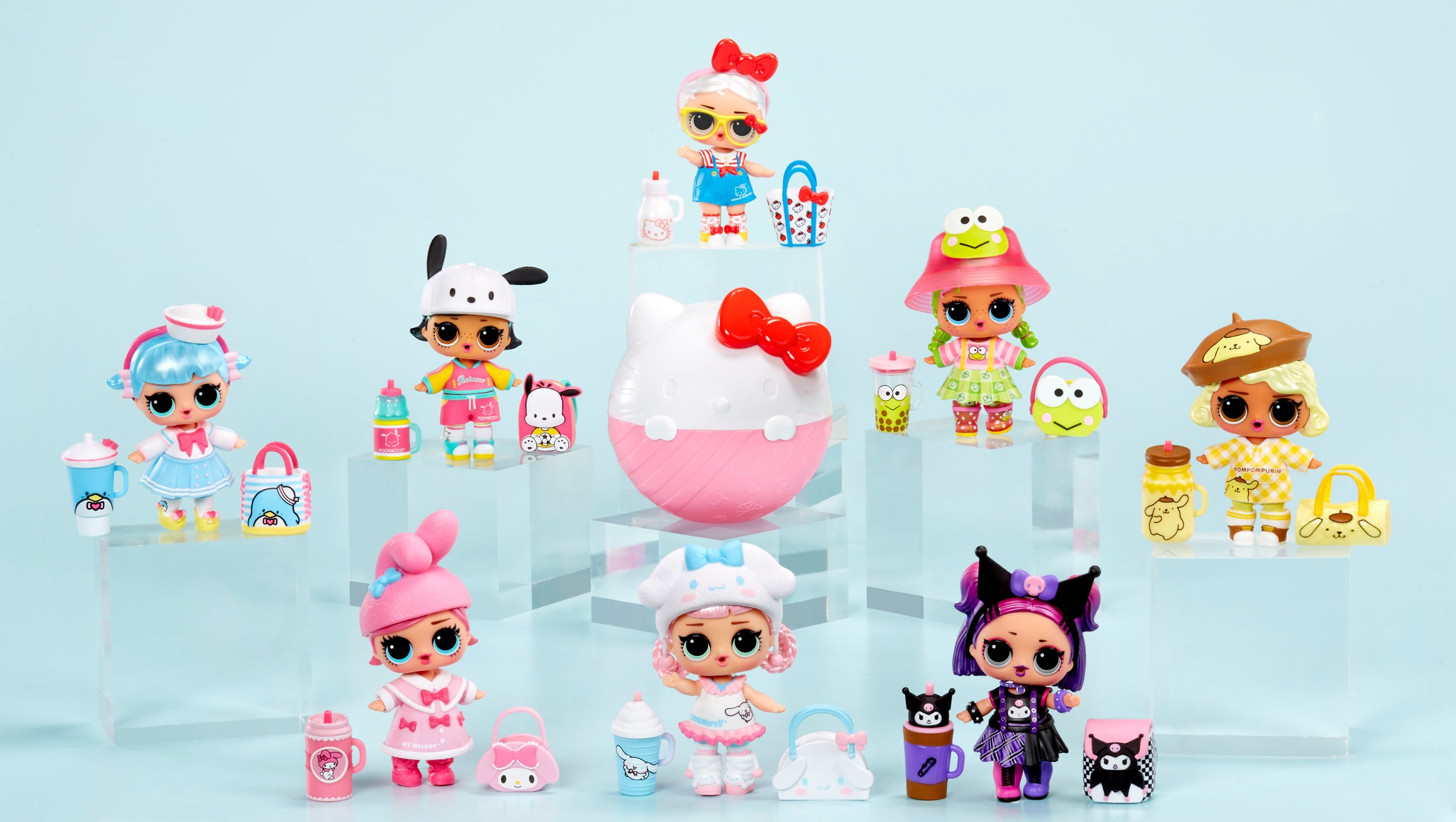 L.O.L. SURPRISE! Anziehpuppe »L.O.L. Surprise Loves Hello Kitty & Friends Tots Core Characters«, sortierte Lieferung