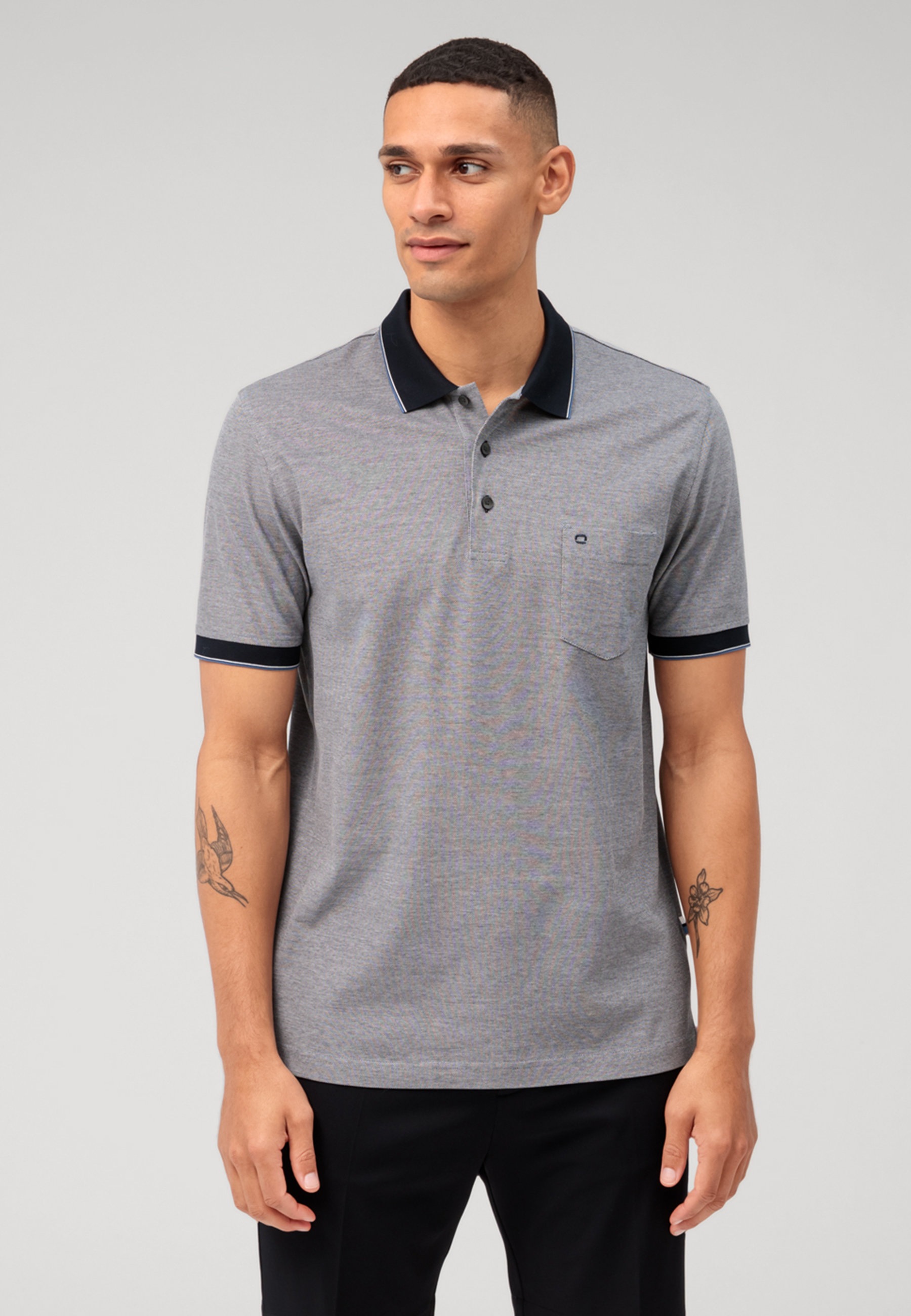 OLYMP Poloshirt "OLYMP Casual Wirk" günstig online kaufen