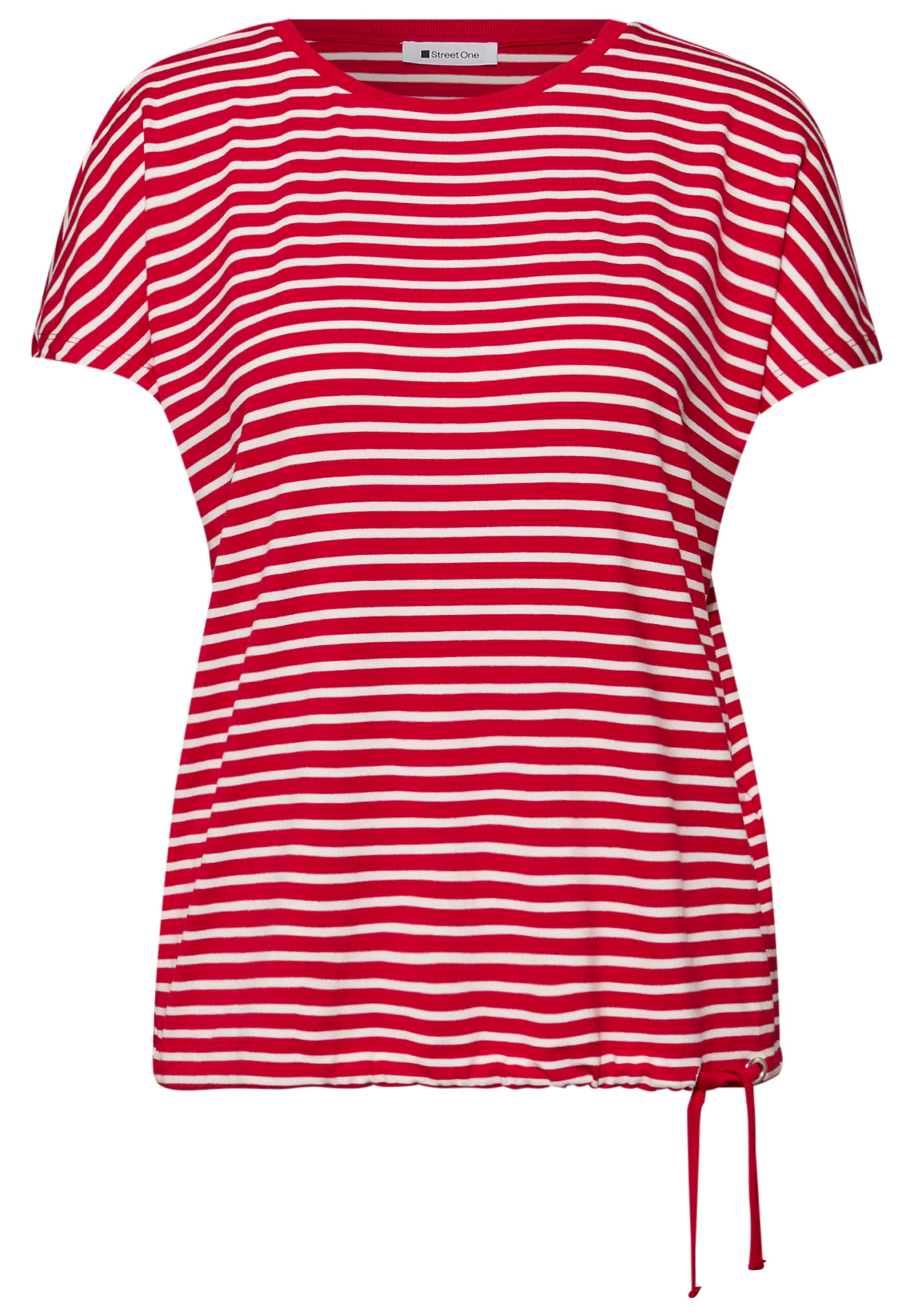 STREET ONE Rundhalsshirt Rundhalsausschnitt