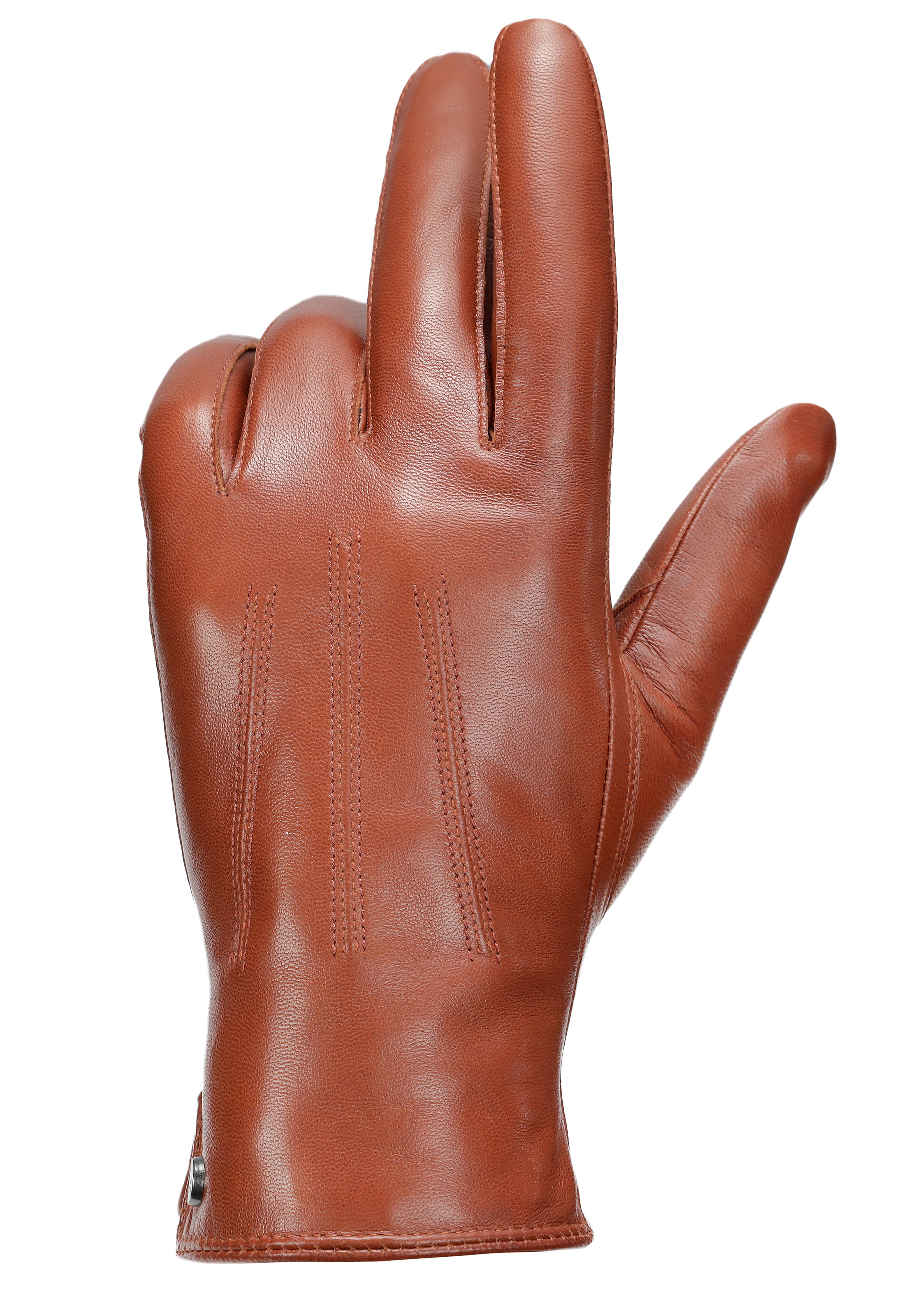 PEARLWOOD Lederhandschuhe "GRAY" Weiches Innenfutter mit Wollanteil, dekora günstig online kaufen