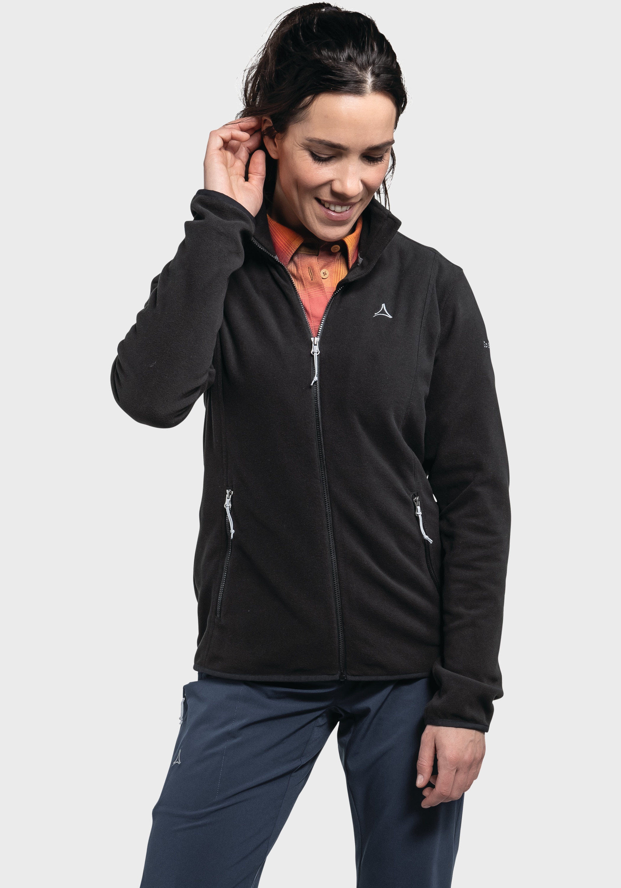 Schöffel Fleecejacke »Hiking Fleece Jk Style Ash WMS«, ohne Kapuze