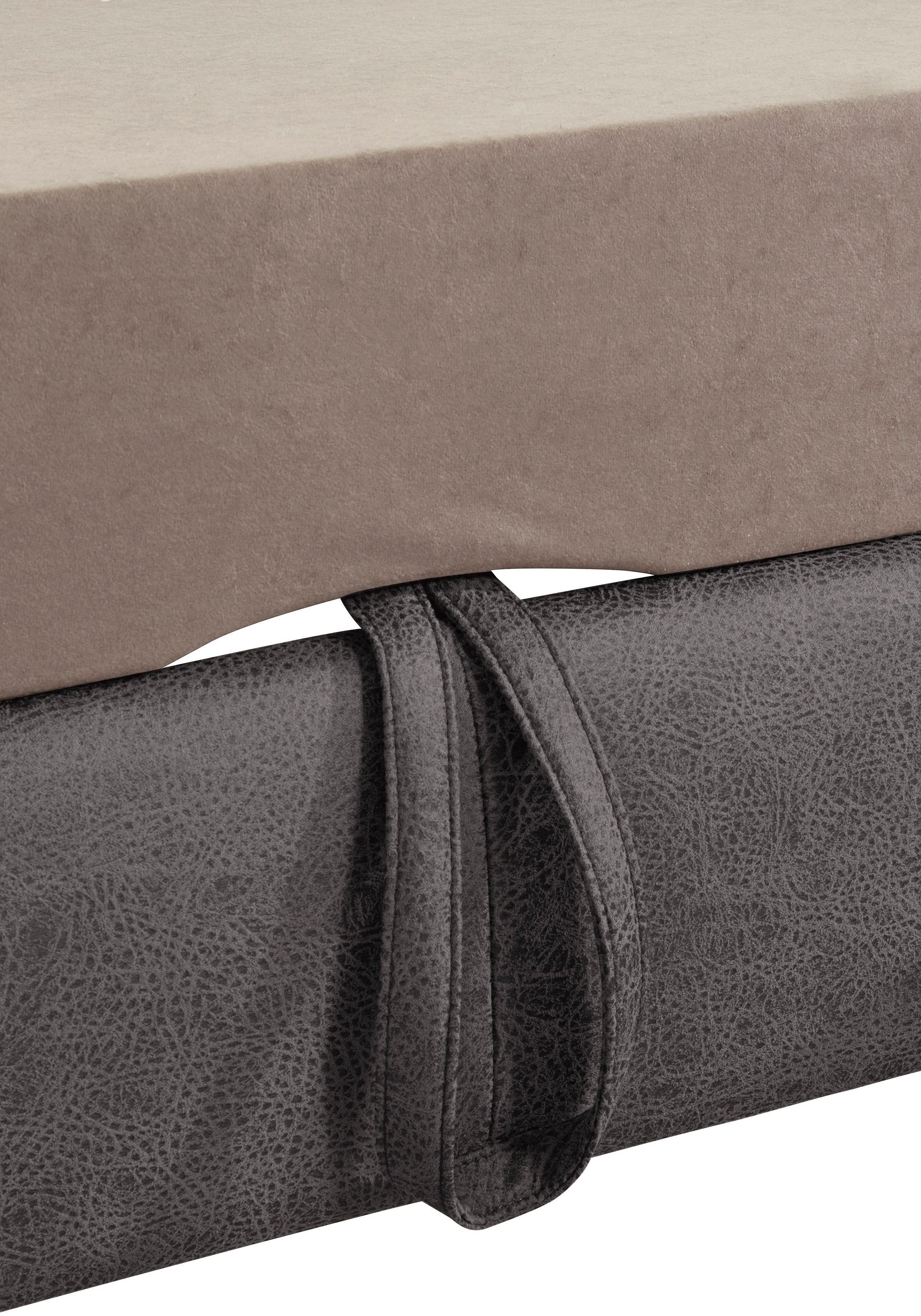 exxpo - sofa fashion Ecksofa »Enya, aufwendige Detailverarbeitung, hoher Sitzkomfort, bequem, L-Form«, mit Kopfteilverstellung, wahlweise Bettfunktion u. Bettkasten
