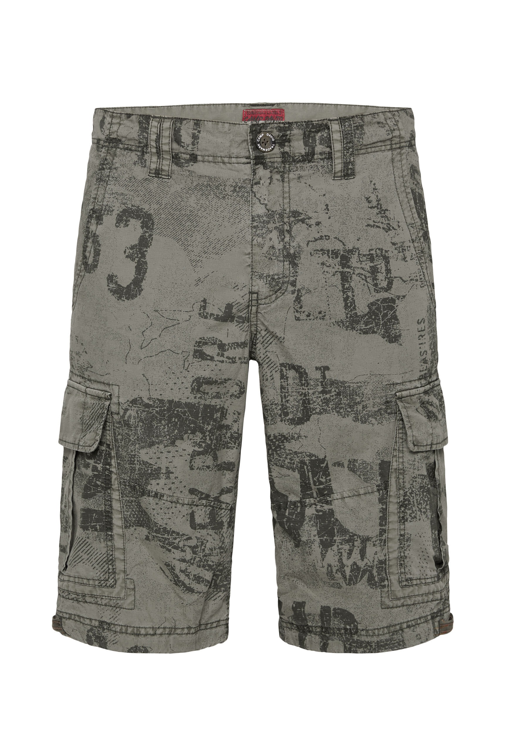 CAMP DAVID Cargoshorts, mit Bindeband am Saum