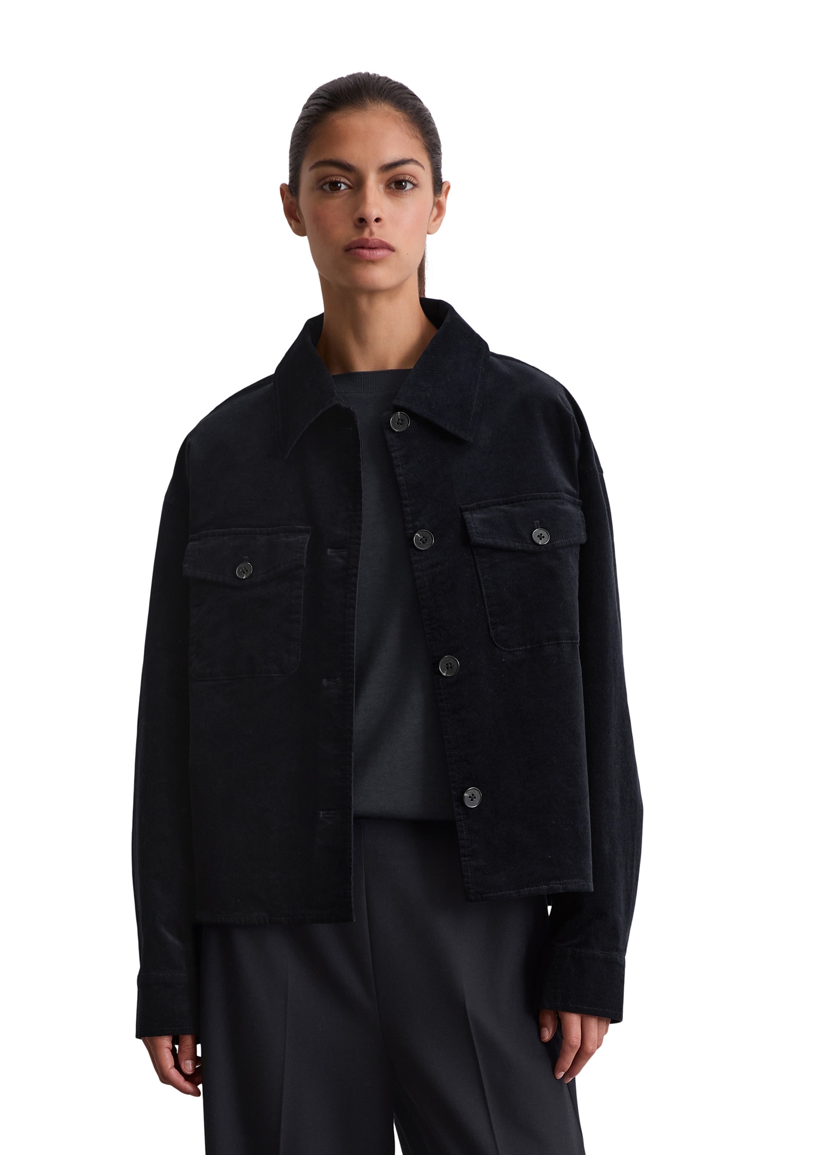 Marc OPolo Kurzjacke "aus Baumwolle-Modal-Stretch", ohne Kapuze günstig online kaufen