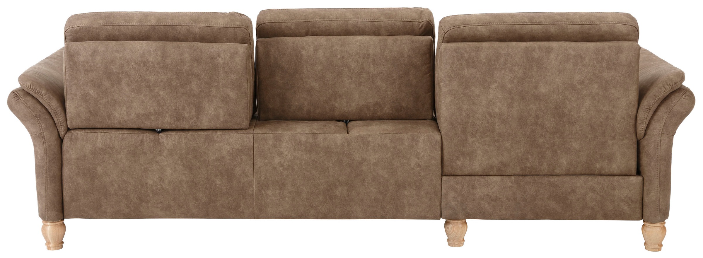 Home affaire Ecksofa »Palace L-Form«, incl. Sitztiefenverstellung, wahlweise mit Bettfunktion und Stauraum