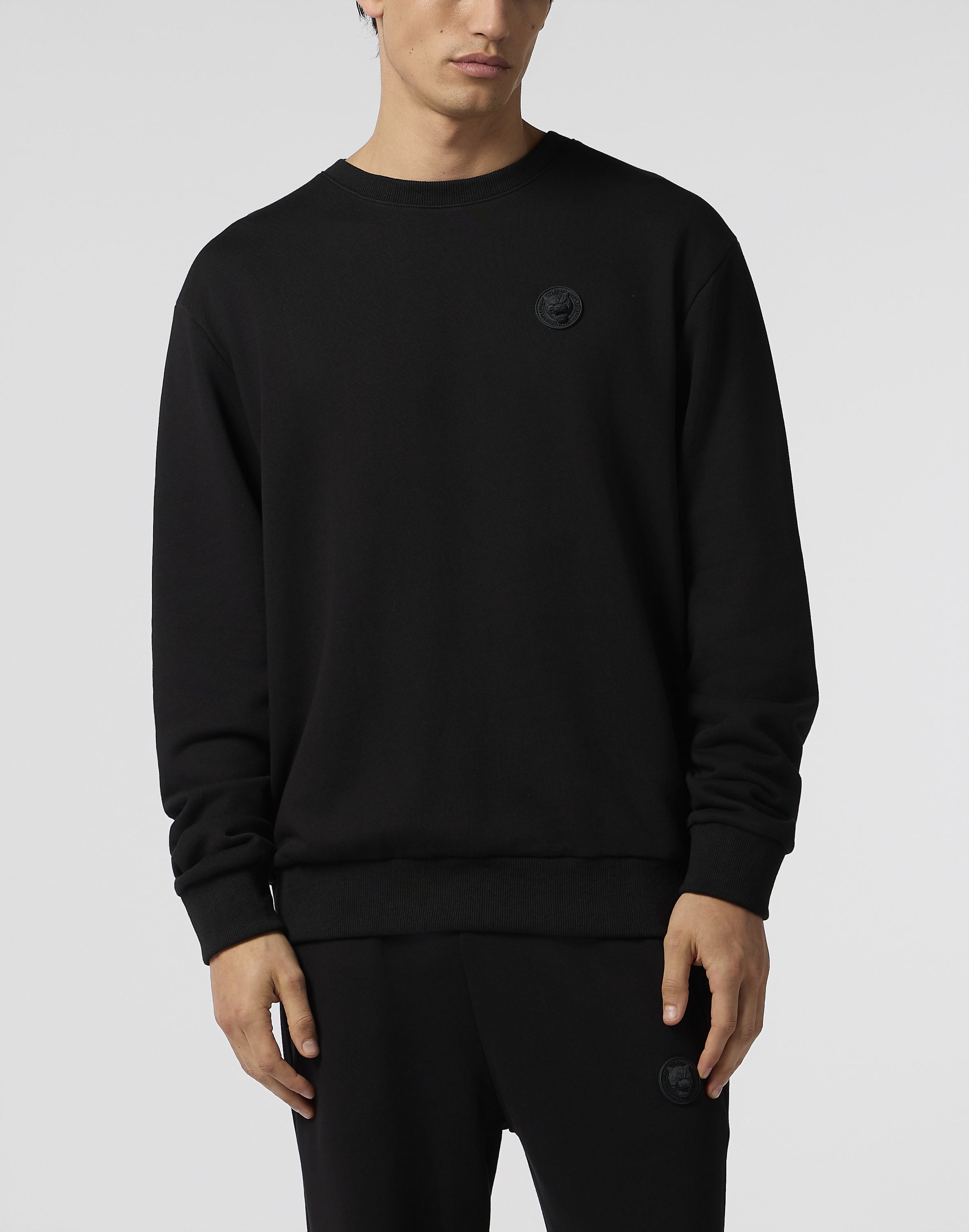 PLEIN SPORT Sweatshirt »Fleece Round Neck Sweatshirt 3D Tiger«
