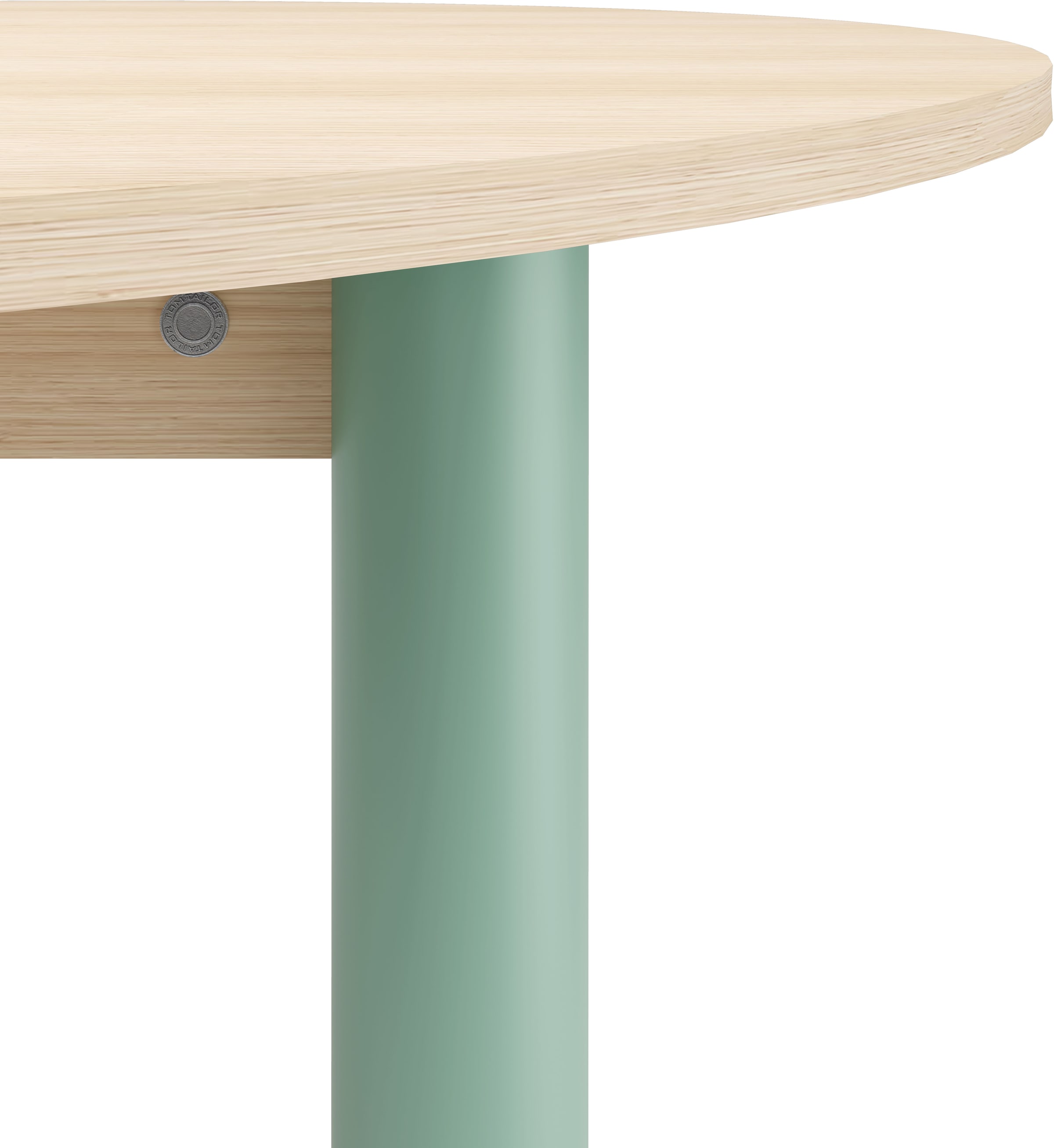 TOM TAILOR HOME Esstisch »COLOR TABLE«, (1 St.), Esstisch, 4-Fuß, 3 Größen, 3 Dekorfarben, 4 Fußfarben, ABS-Kante