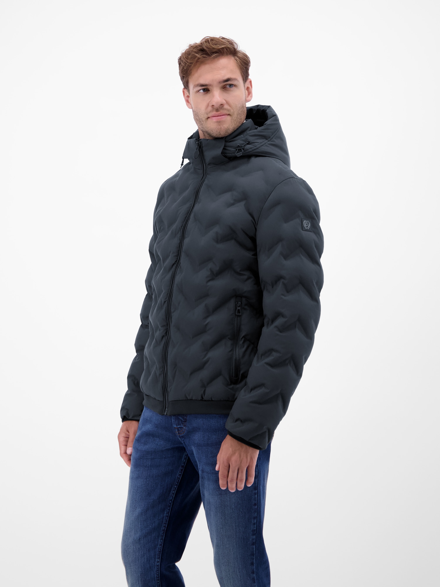 LERROS Steppjacke »LERROS Herren Funktions-Steppjacke«, mit Kapuze, Wasser- und windabweisend, atmungsaktiv