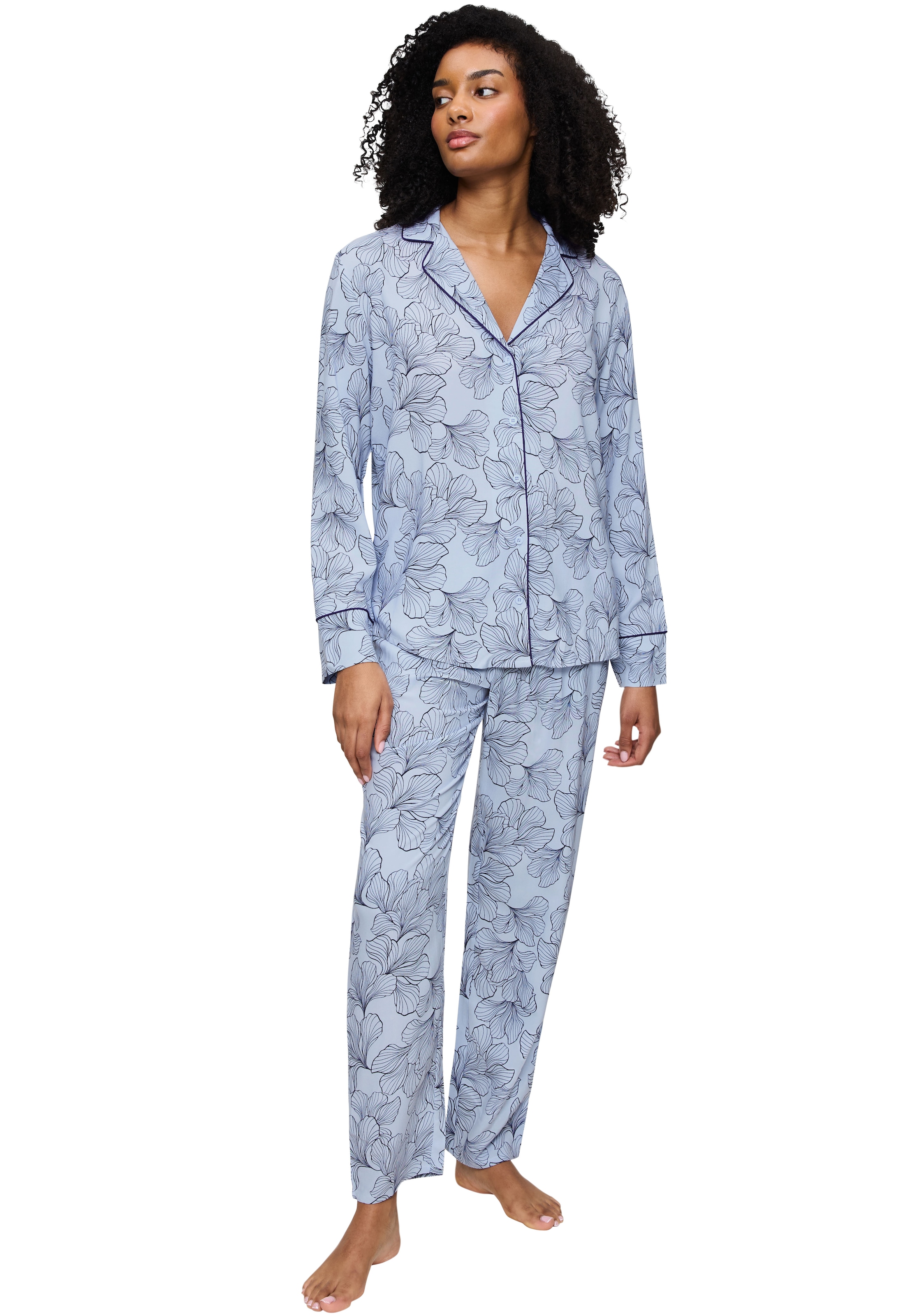 Triumph Pyjama "Boyfriend Fit PW 03" 2 tlg. bequem und stilvoll günstig online kaufen