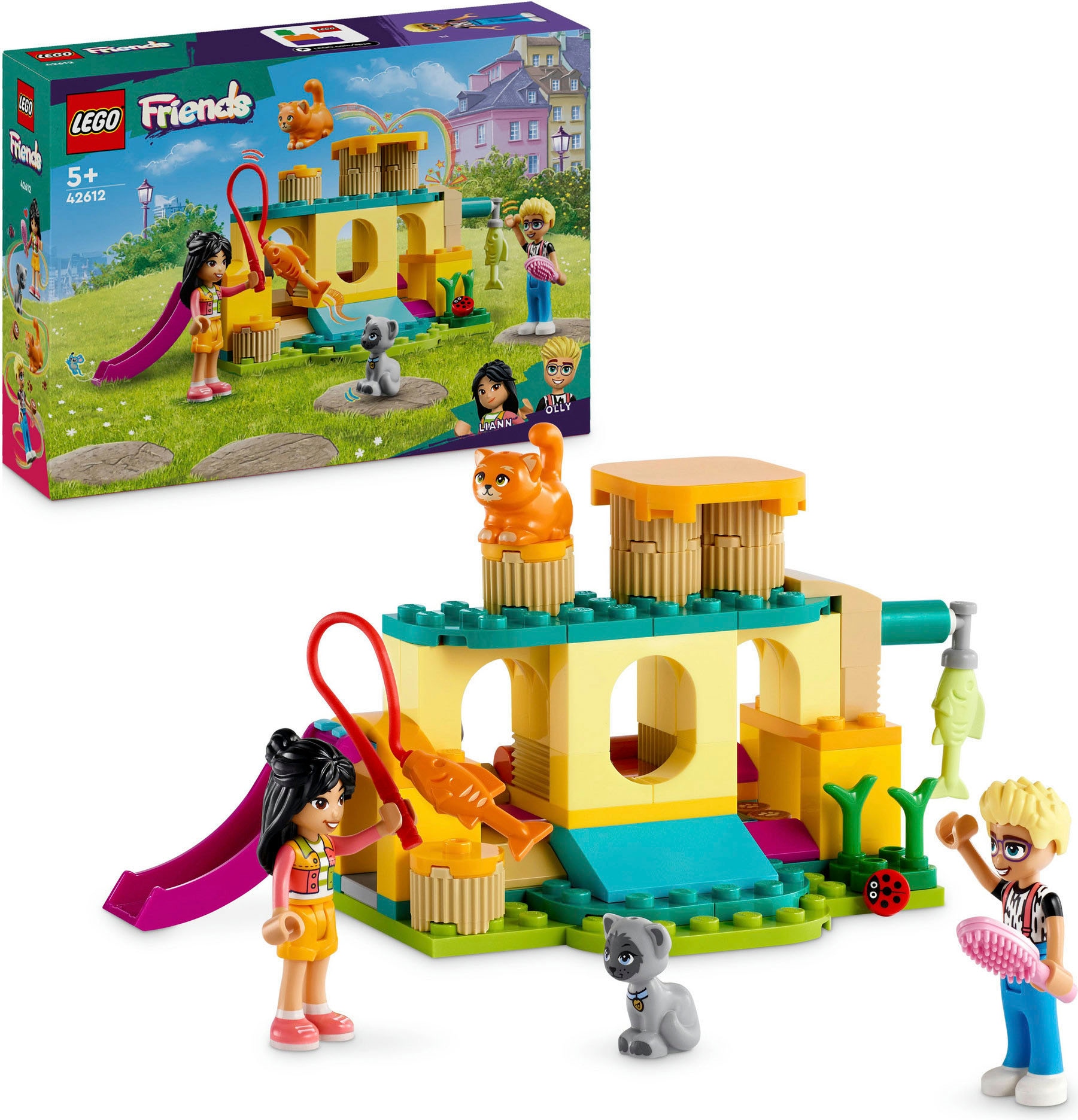 Konstruktionsspielsteine »Abenteuer auf dem Katzenspielplatz (42612), LEGO LEGO...