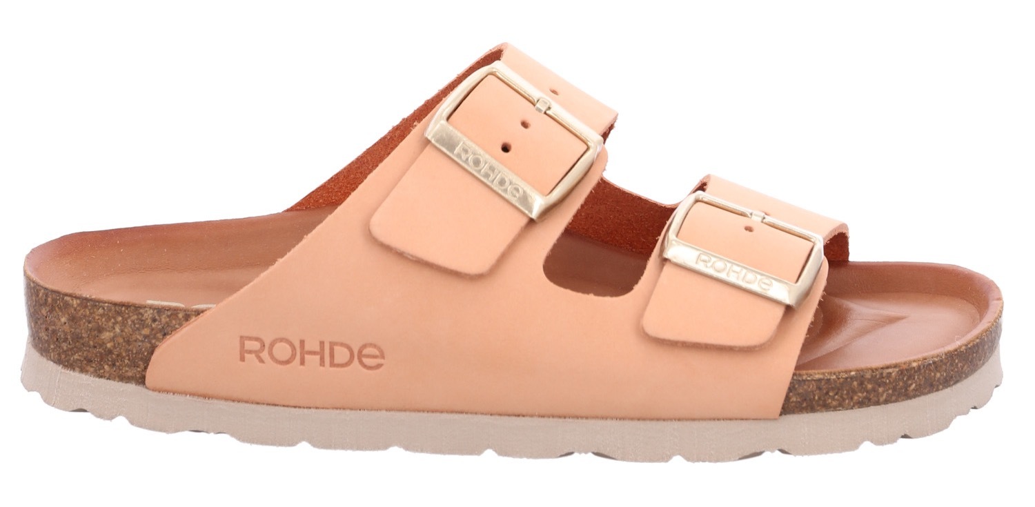Rohde Pantolette "Alba", Keilabsatz, Sommerschuh, Hausschuh mit zwei Schnal günstig online kaufen