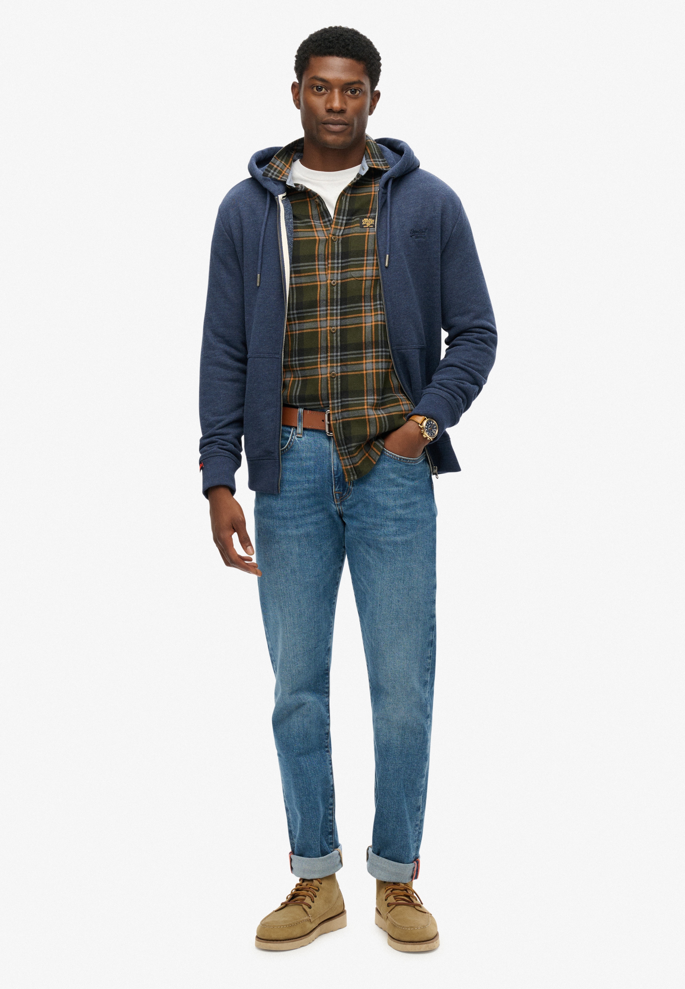 Superdry Kapuzensweatjacke »ESSENTIAL LOGO ZIP HOODIE HB«