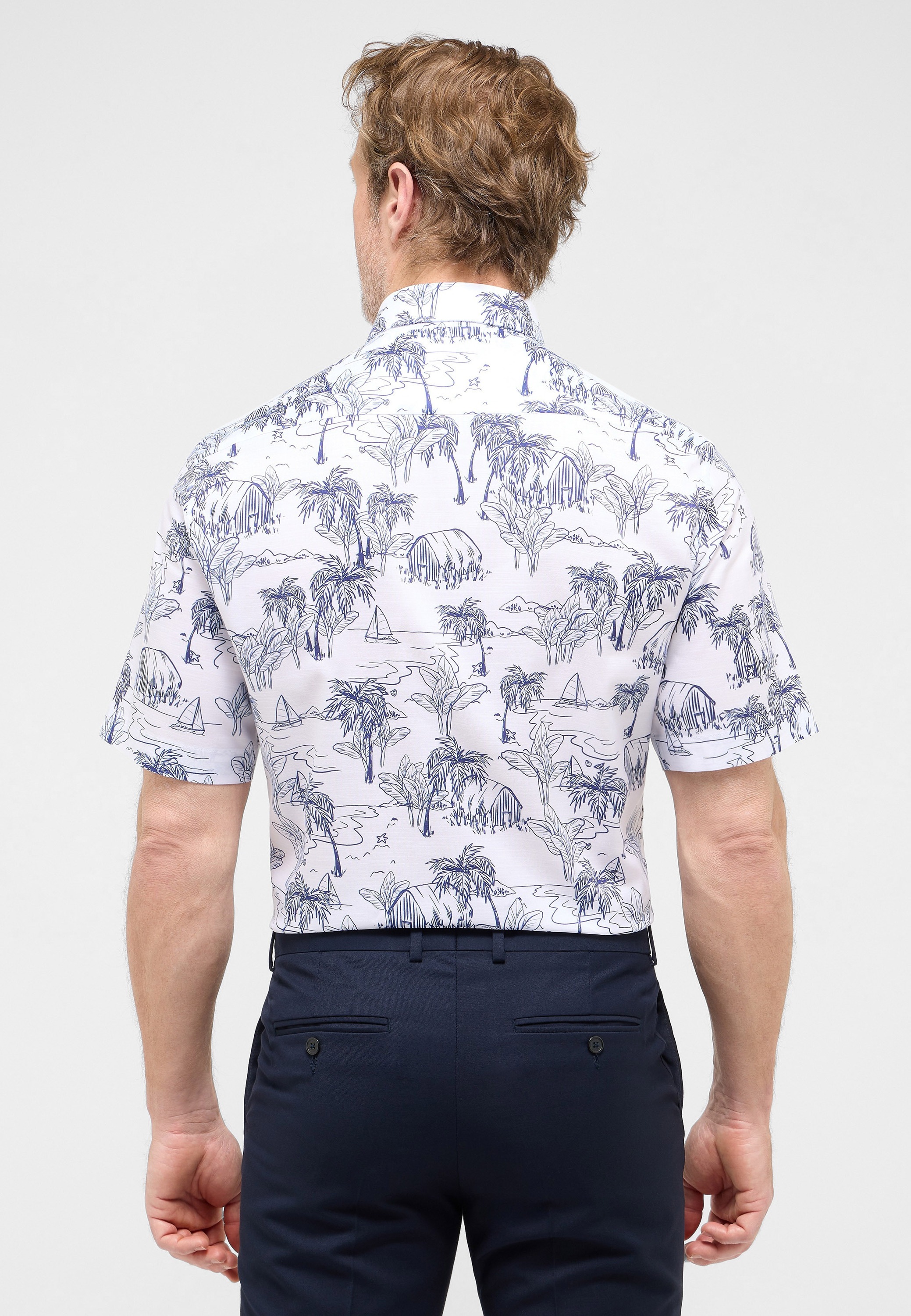 Eterna Kurzarmhemd "MODERN FIT", EASY IRON (bügelleicht) günstig online kaufen