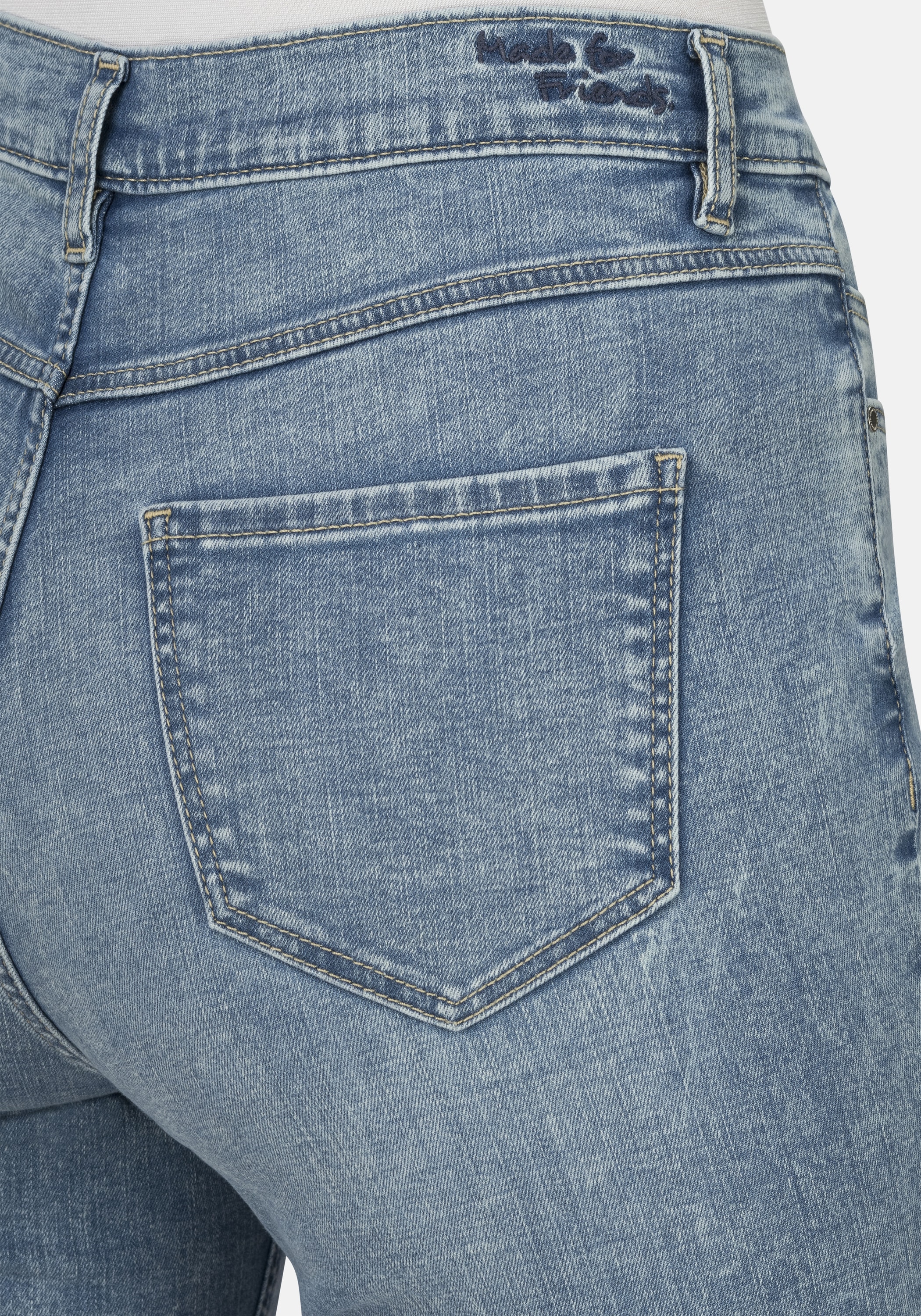 STOOKER WOMEN 5-Pocket-Jeans »Nizza Fashion Tapered Fit«, Tapered Fit Casual Clean Wash Denim Jeans für Damen