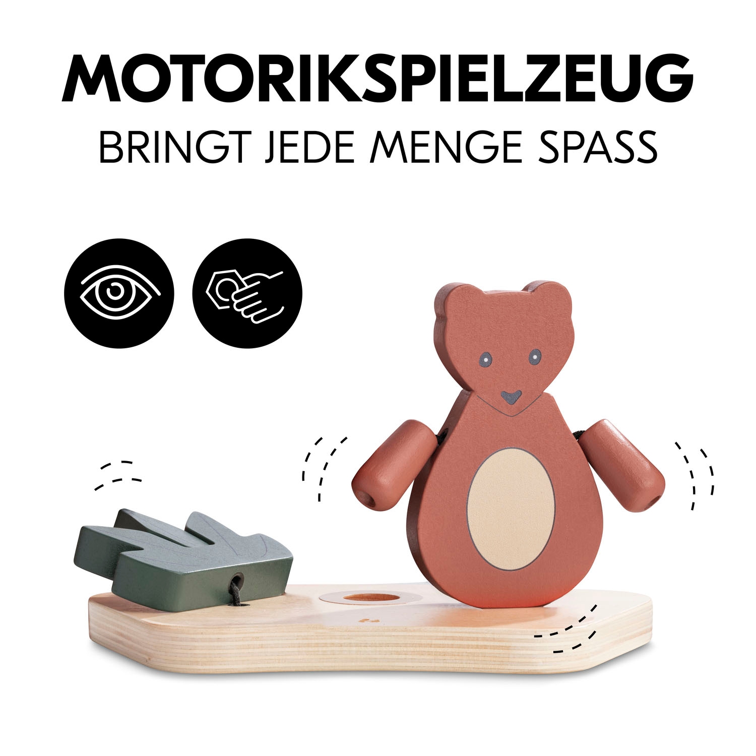 Hauck Greifspielzeug »Play Shaking S Bear«, FSC® - schützt Wald - weltweit