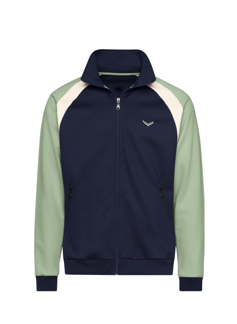 Trigema Trainingsjacke "TRIGEMA Sweatjacke mit Stehkragen" 1 tlg. günstig online kaufen