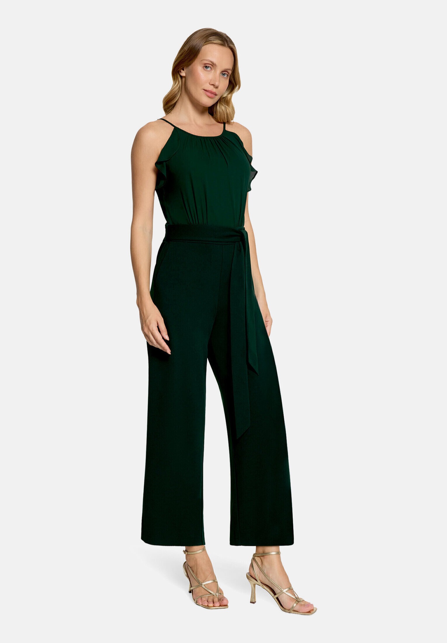 Vera Mont Overall "Damen mit Volant und Bindegürtel" 1 Bindeband
