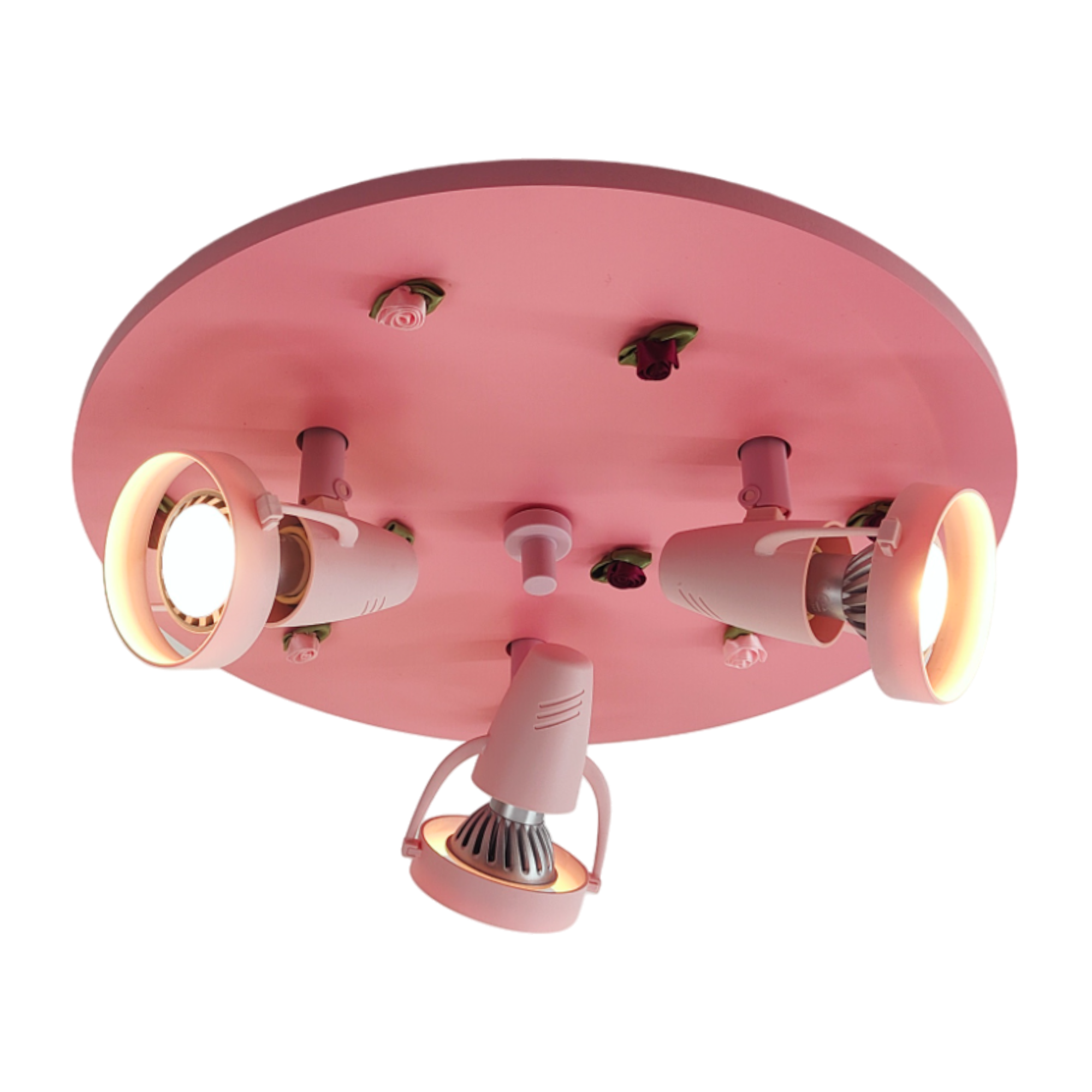 niermann Deckenleuchte »Kinderlampe mit Motiv "Röschen", Strahler für Kinderzimmer« GU10 1 Stk. 3 schwenk- und drehbare Strahler, Made in Germany