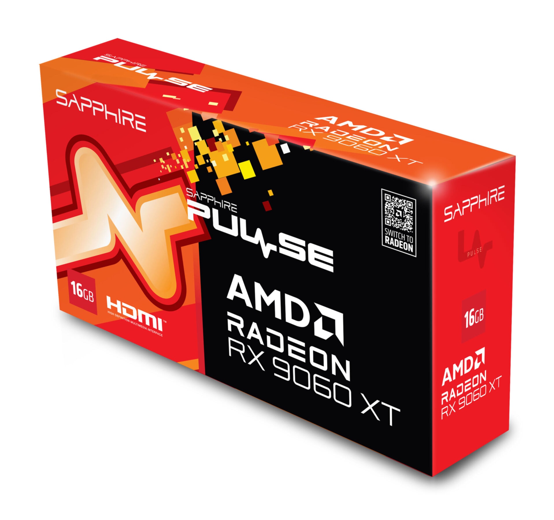 Sapphire Grafikkarte »PULSE AMD Radeon RX 9060 XT 16GB GPU«