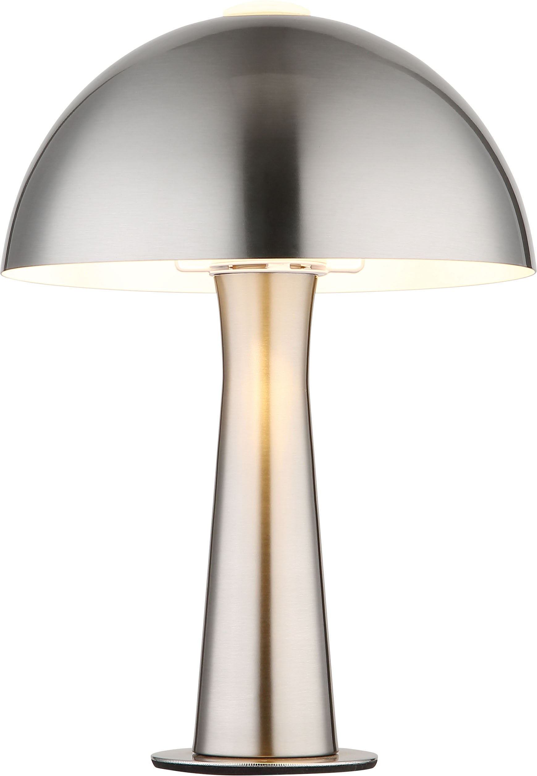 NOWA Tischleuchte »JULIA« E14 1 Stk. Pilzlampe, Fassung E14, mit praktischem Wippschalter, Höhe 28,5 cm