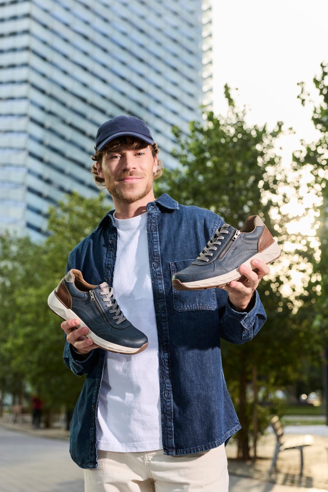 Rieker Sneaker Schnürschuh, Halbschuh, Freizeitschuh mit Reißverschluss sei günstig online kaufen