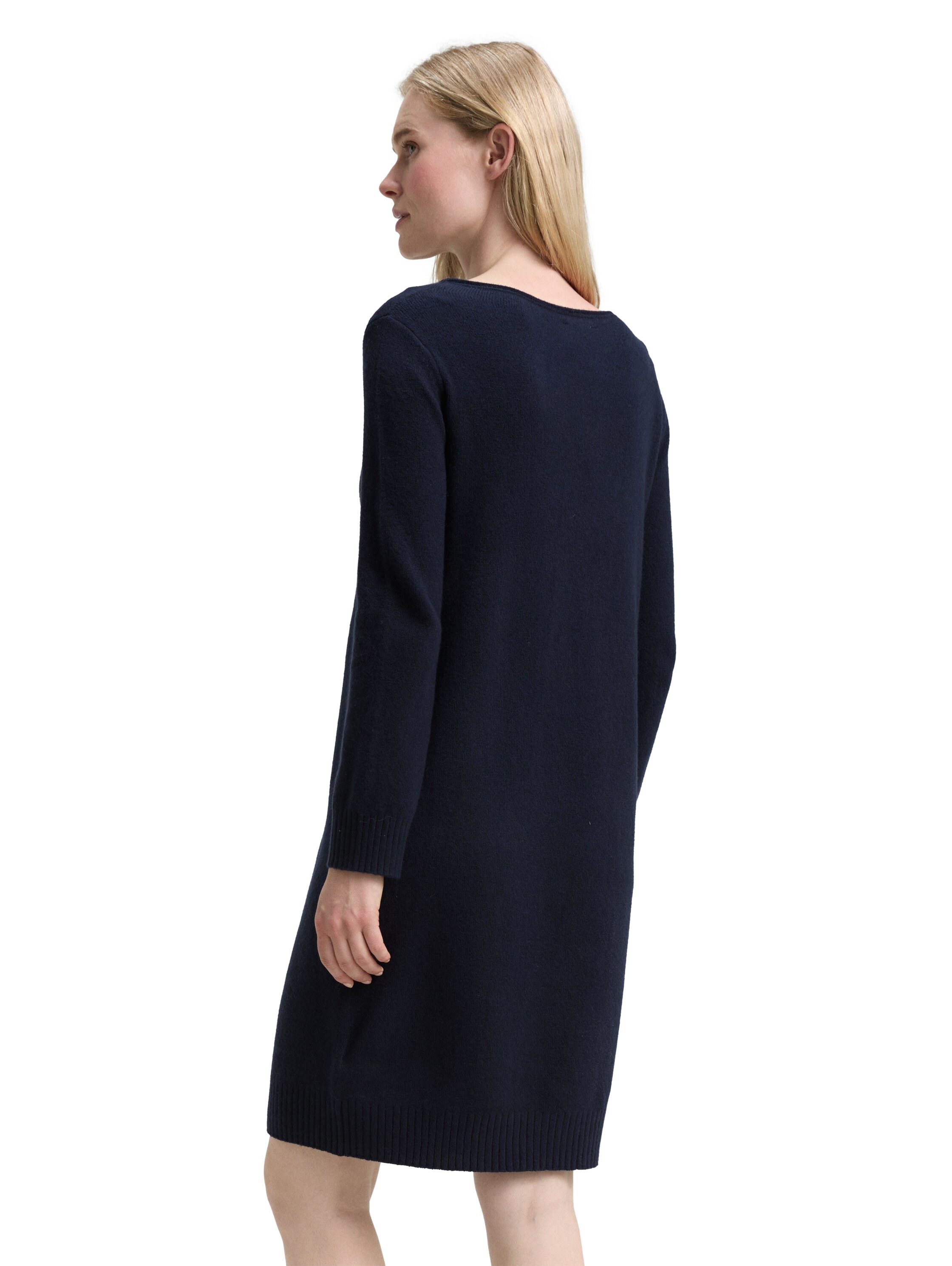 TOM TAILOR Strickkleid, mit Rippbündchen