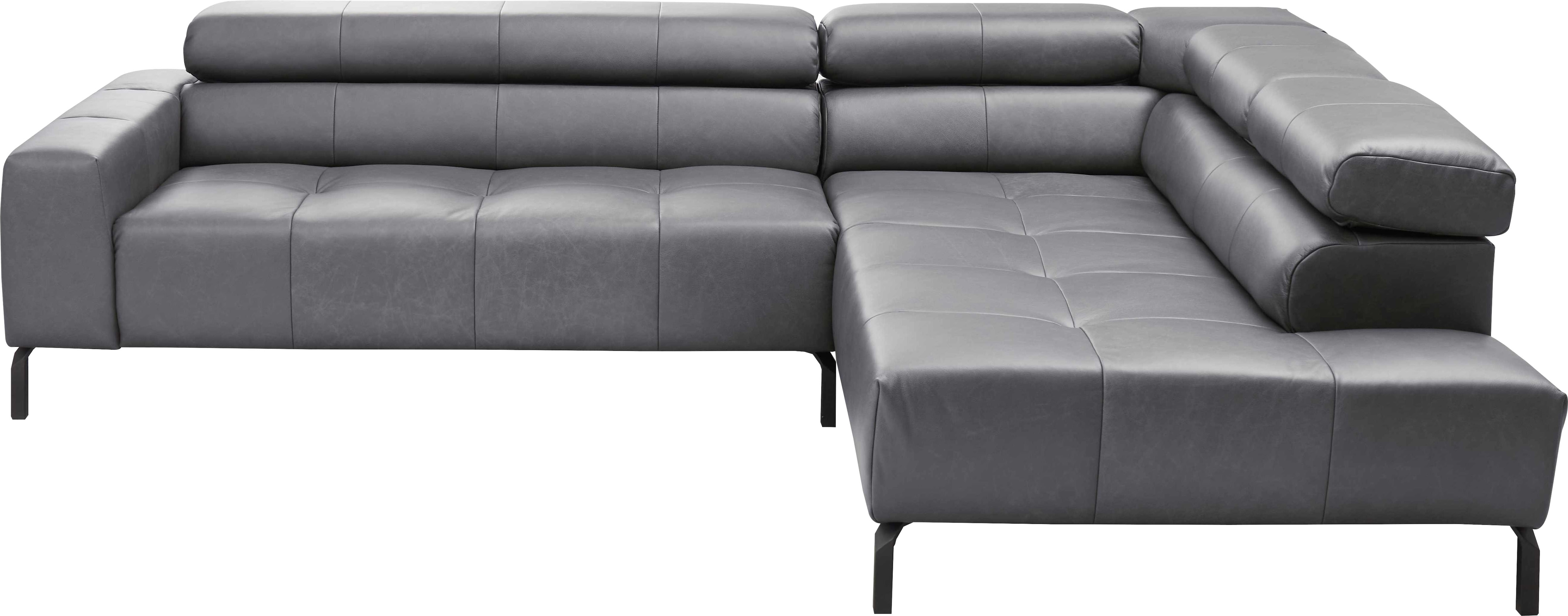 Home affaire Ecksofa "Claya, L-Form, incl. Kopfteilverstellung, Breite 276 cm" wahlweise elektrischer Sitzvorzug