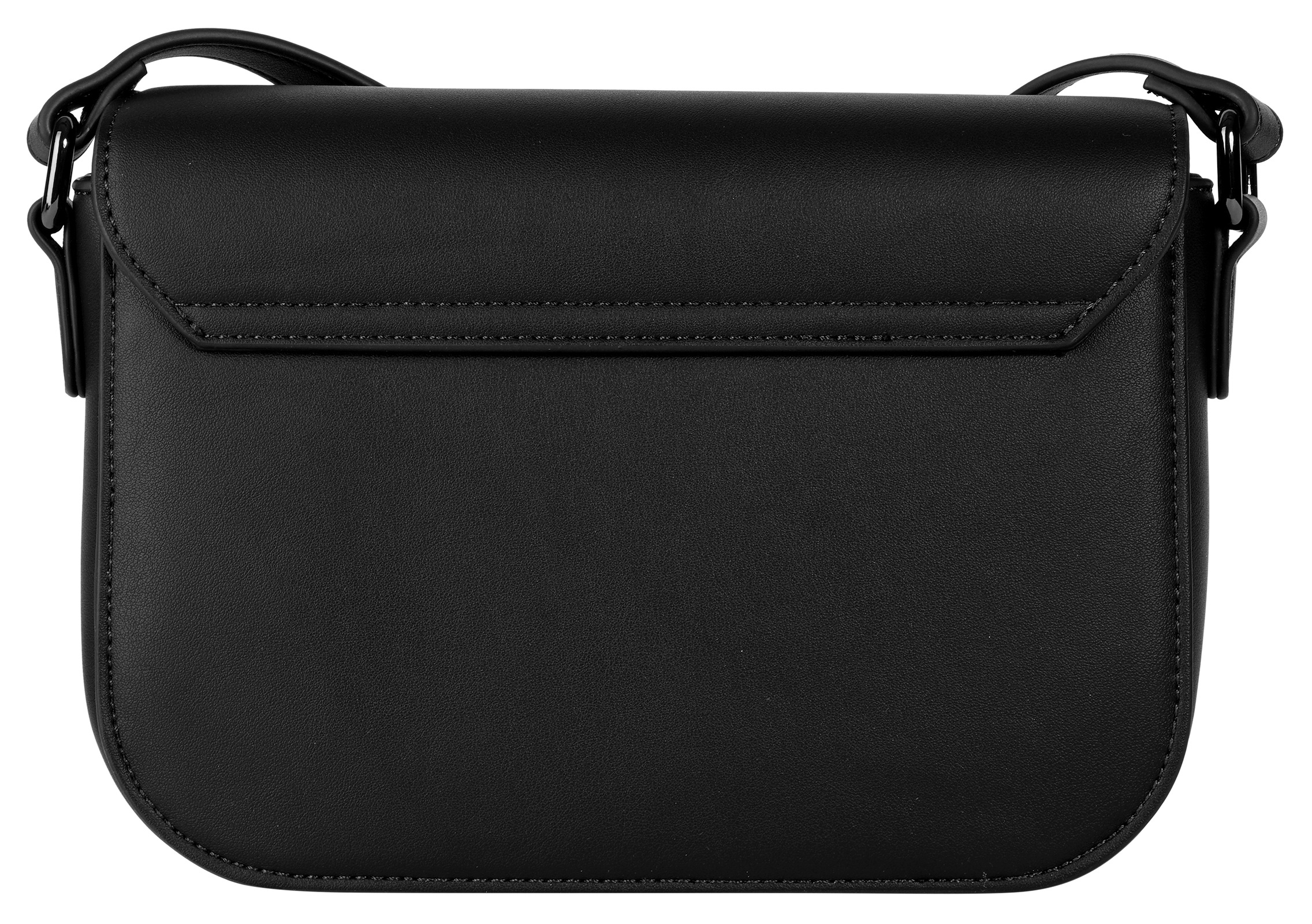 Umhängetasche BUGATTI "ALMATA", Damen, Gr. B/H/T: 22cm x 15cm x 8cm onesize, schwarz, Kunstfaser, leicht glänzend, unifarben, Taschen Umhängetasche 2