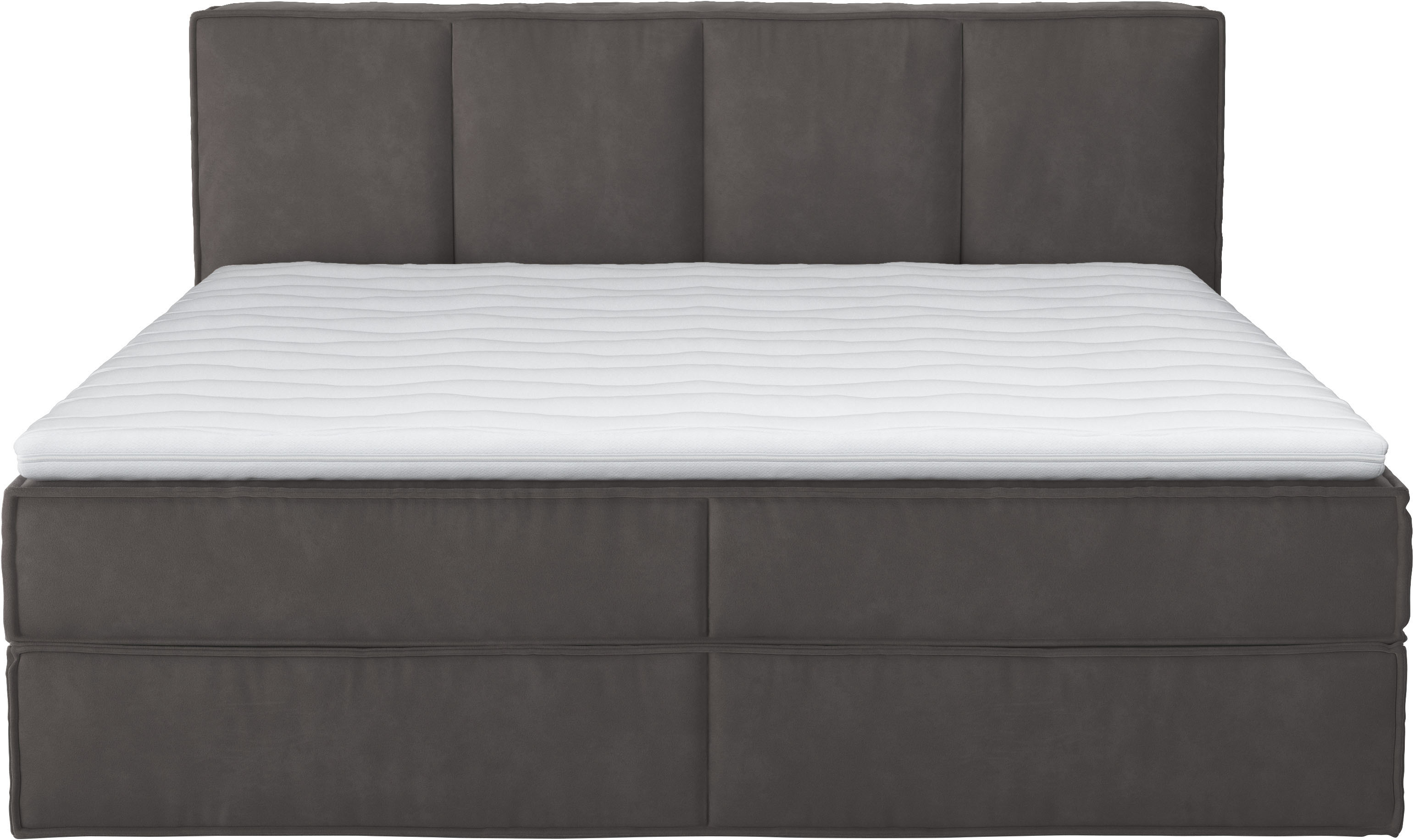 Thumbnail - Home affaire Boxspringbett "Milano", Boxbett inkl. Topper, 2 Matratzen, Härtegrade H2, H3 und H4 wählbar