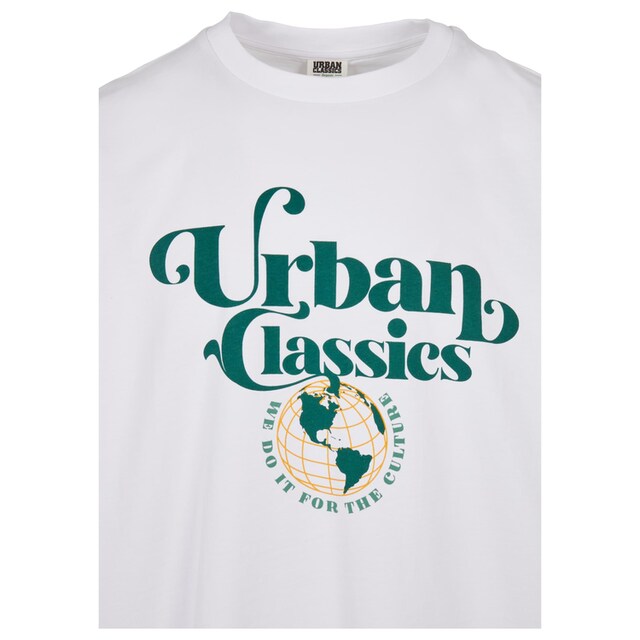 URBAN CLASSICS Kurzarmshirt »Herren Organic Globe Logo Tee«, (1 tlg.) ▷  kaufen | BAUR