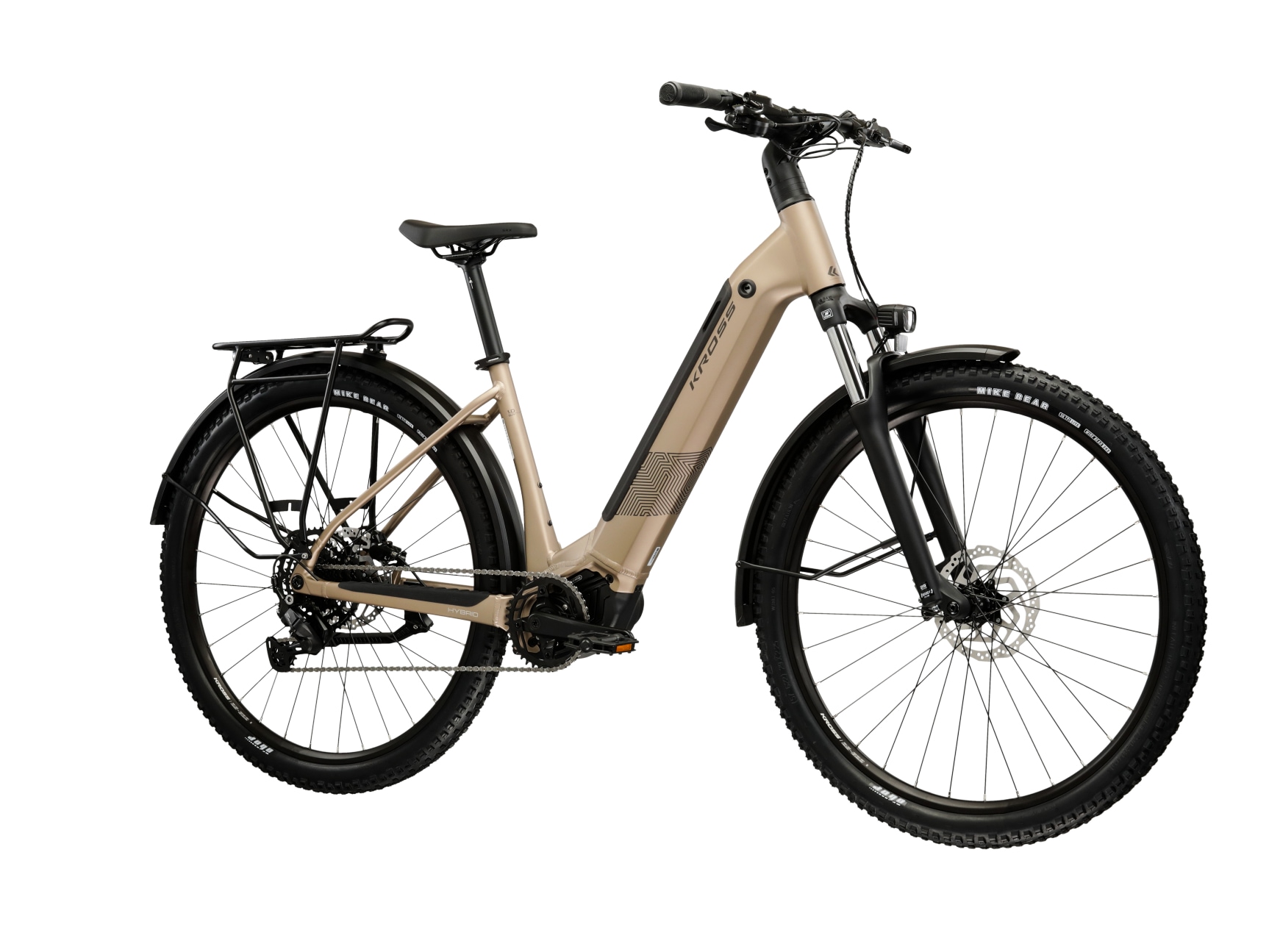 Kross »Influx Hybrid SUV 1.0 22,8Ah/820Wh 29 Zoll braun 9 Gänge 2026« 9 Gang Shimano CUES U4000 Schaltwerk Kettenschaltung Mittelmotor 250 W