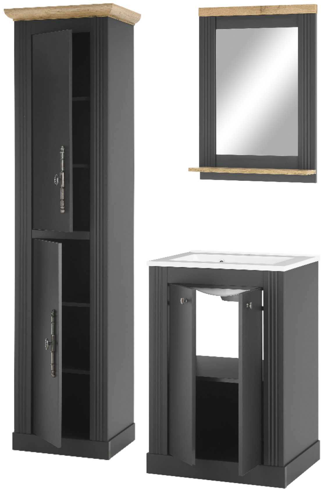 OTTO home Badmöbel-Set "WESTMINSTER, Bad im Landhausstil, 3-teiliges Badezi günstig online kaufen