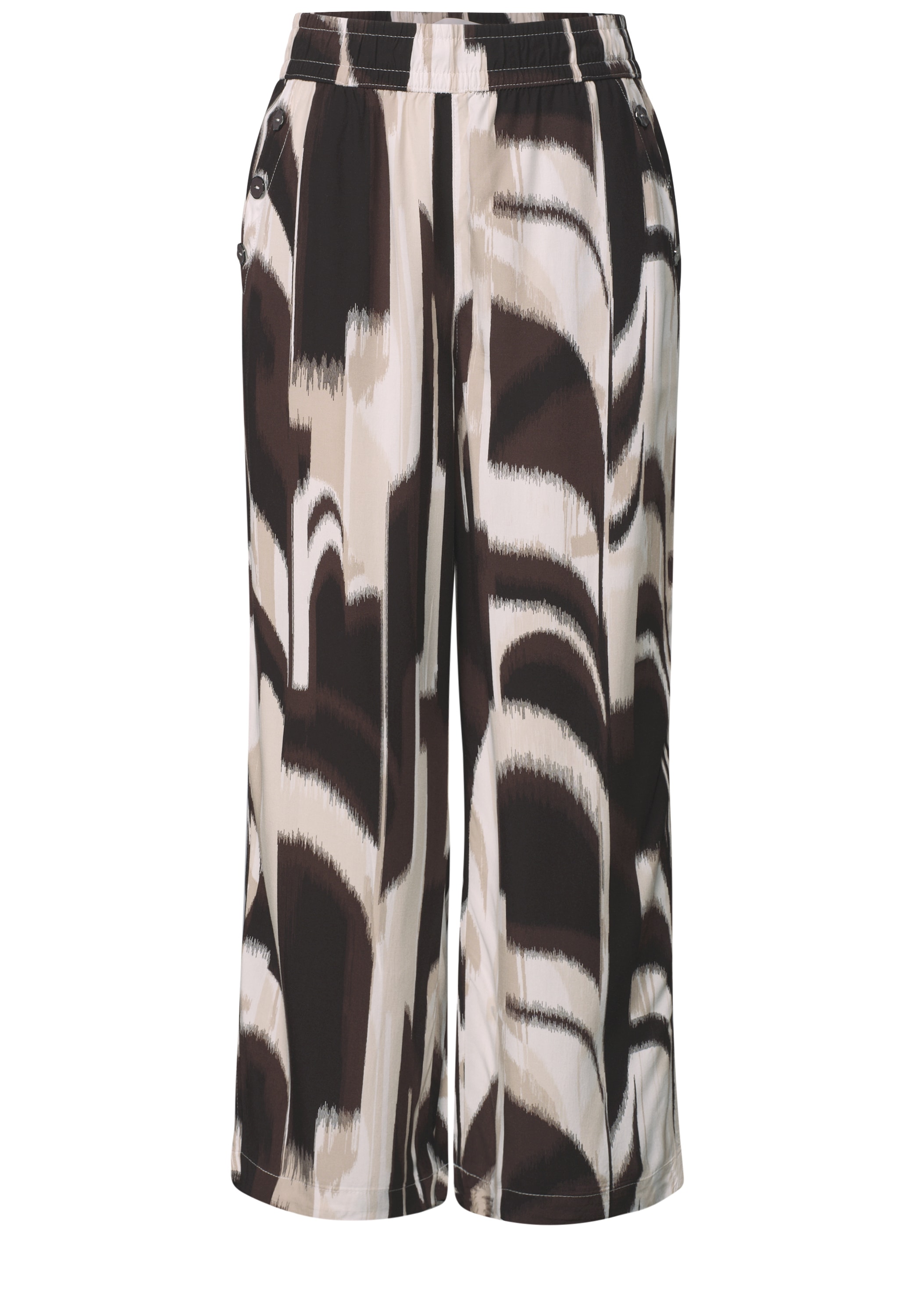 STREET ONE Stoffhose  mit Wide Legs