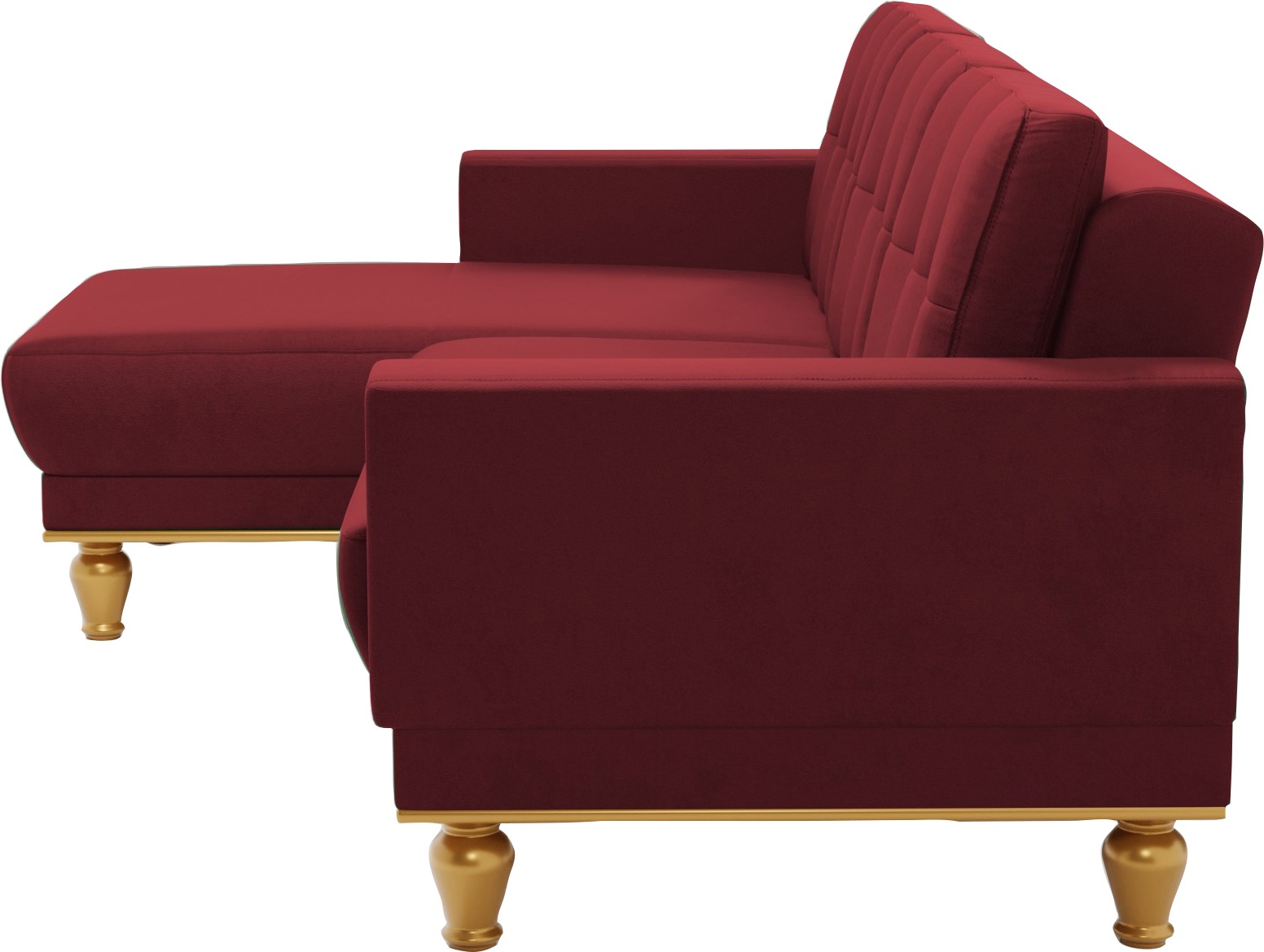 sit&more Ecksofa »Orient 5 L-Form«, mit Strass-Stein, wahlweise mit Bettfunktion und Bettkasten