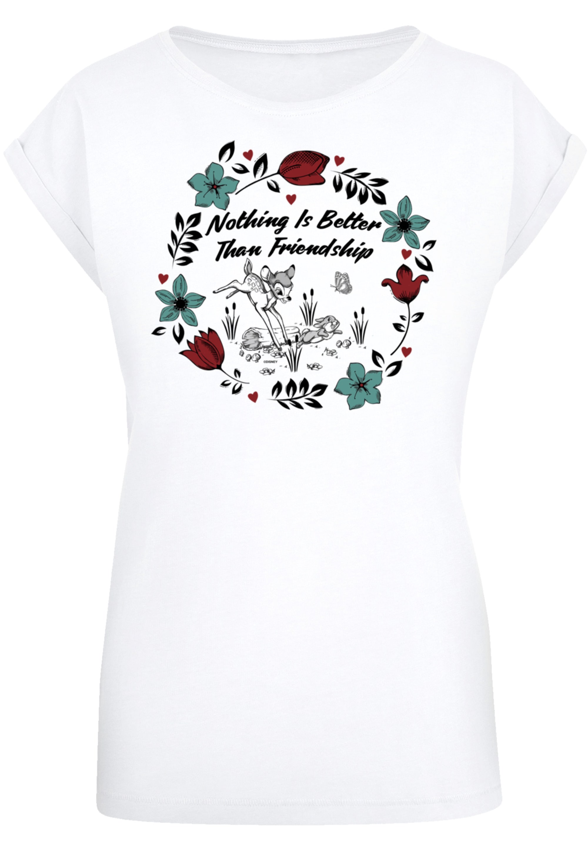 F4NT4STIC T-Shirt »Disney Bambi Nothing Is Better Than Friendship«, Premium  Qualität online kaufen | BAUR