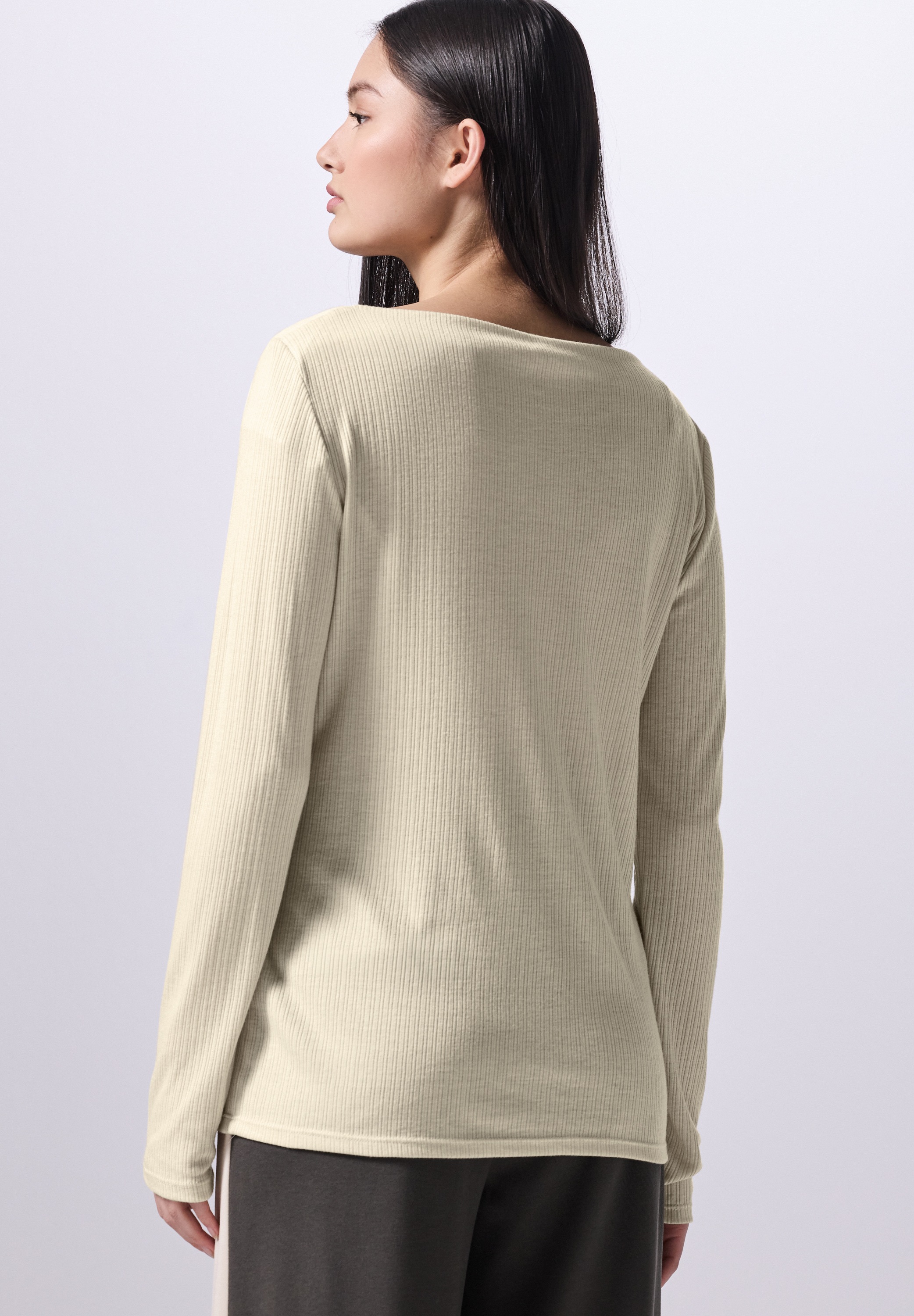 Thumbnail - STREET ONE STUDIO Langarmshirt, mit U-Boot-Ausschnitt