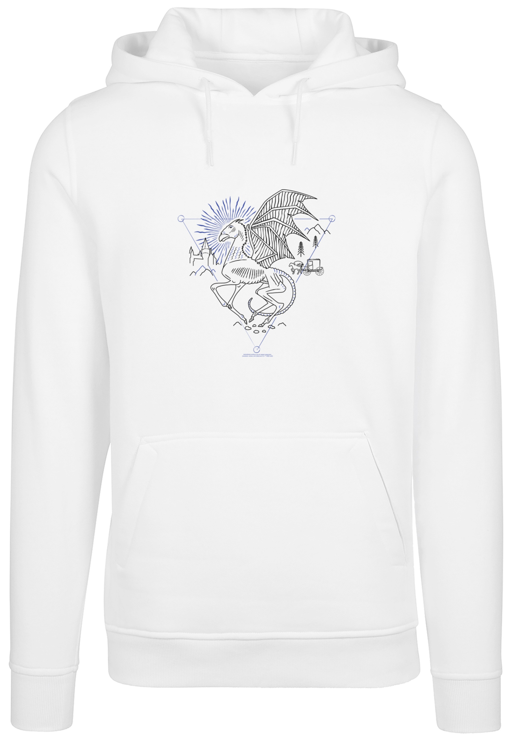 F4NT4STIC Kapuzenpullover »Harry Potter Thestral Line Art«, Print