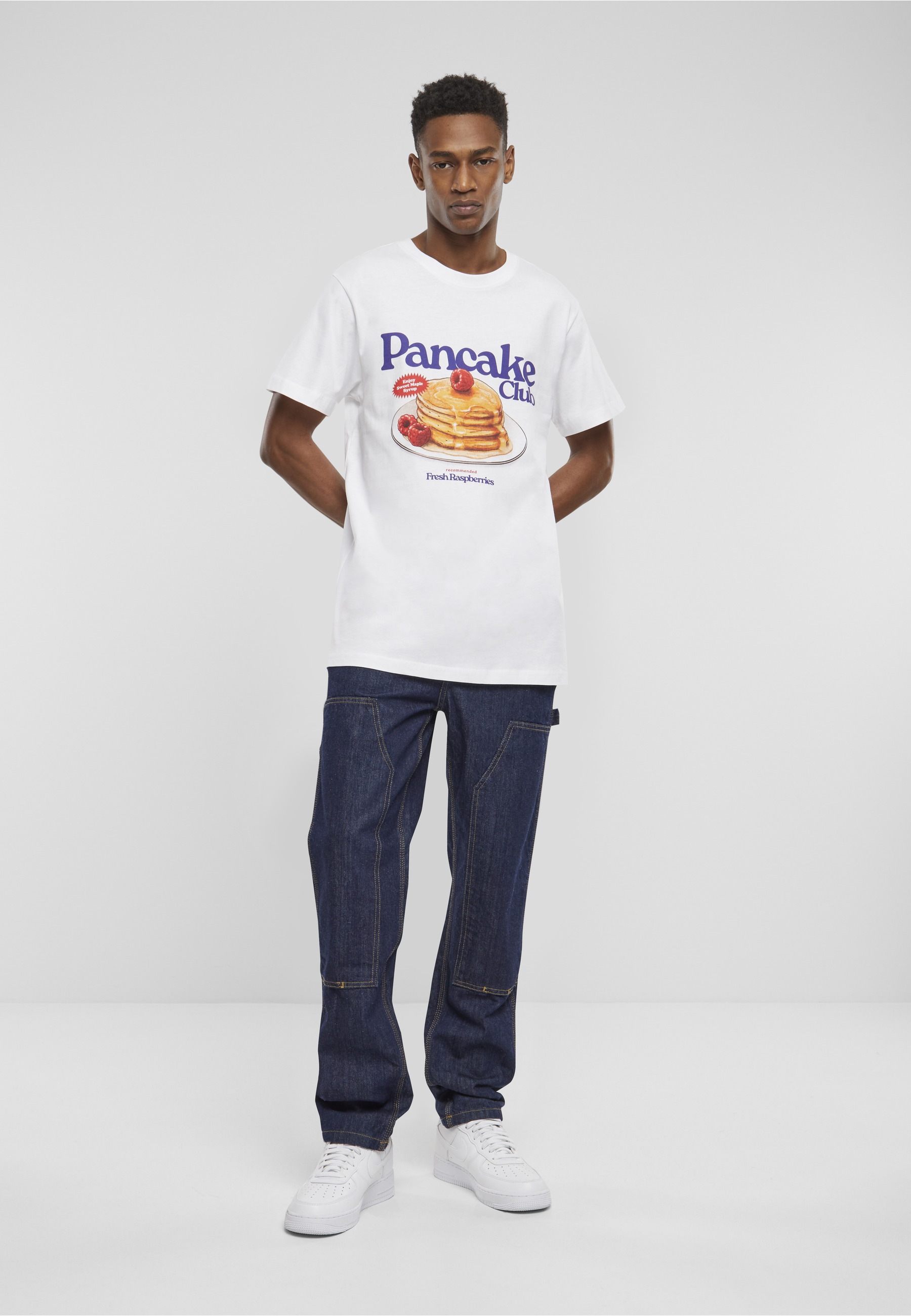 MisterTee T-Shirt »MisterTee Herren Pancake Club Tee« 1 Stk.