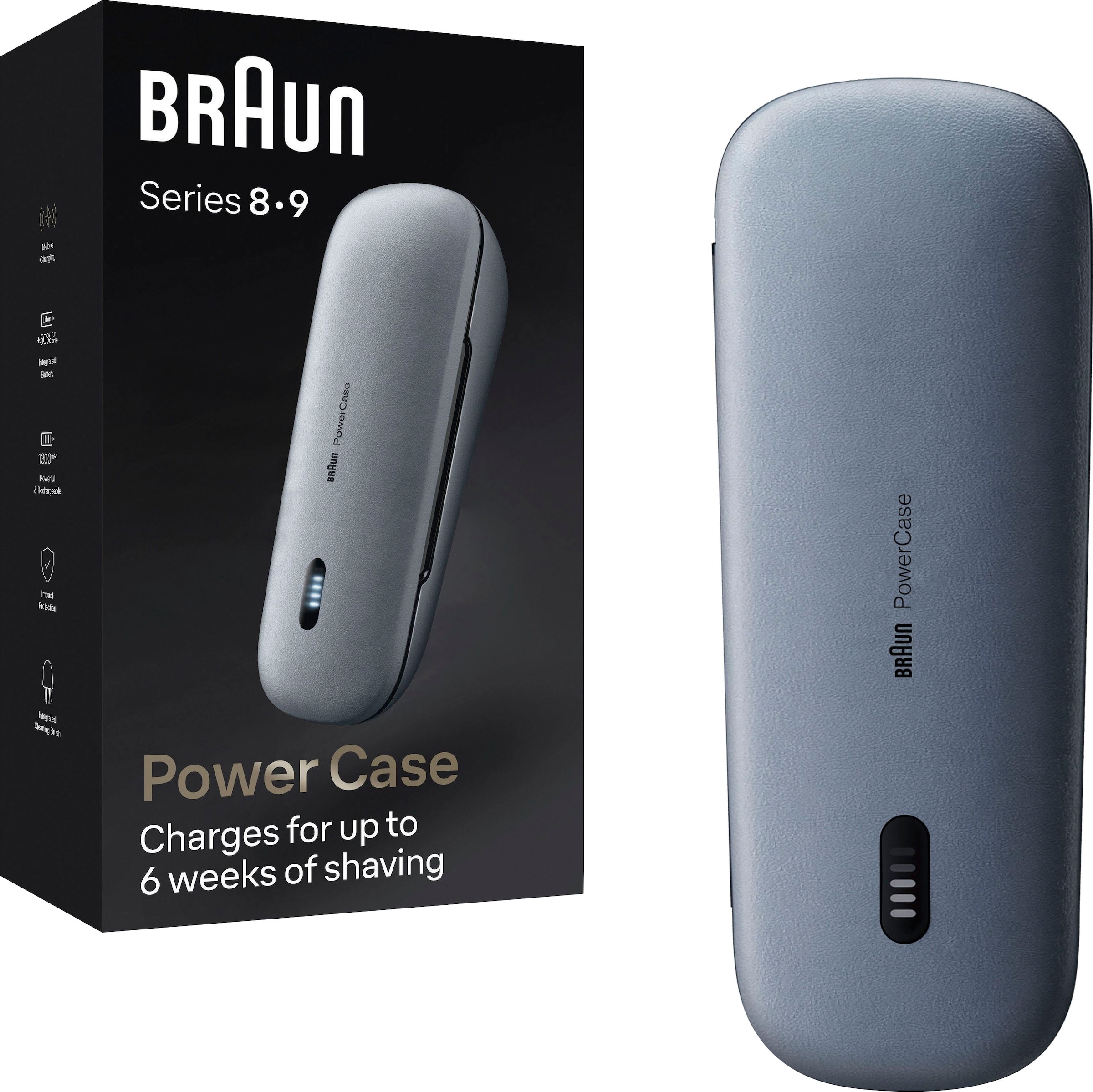 Braun Ladestation »Lade-Etui Series 8&9«, kompatibel mit Series 8 und Series 9 Elektrorasierern