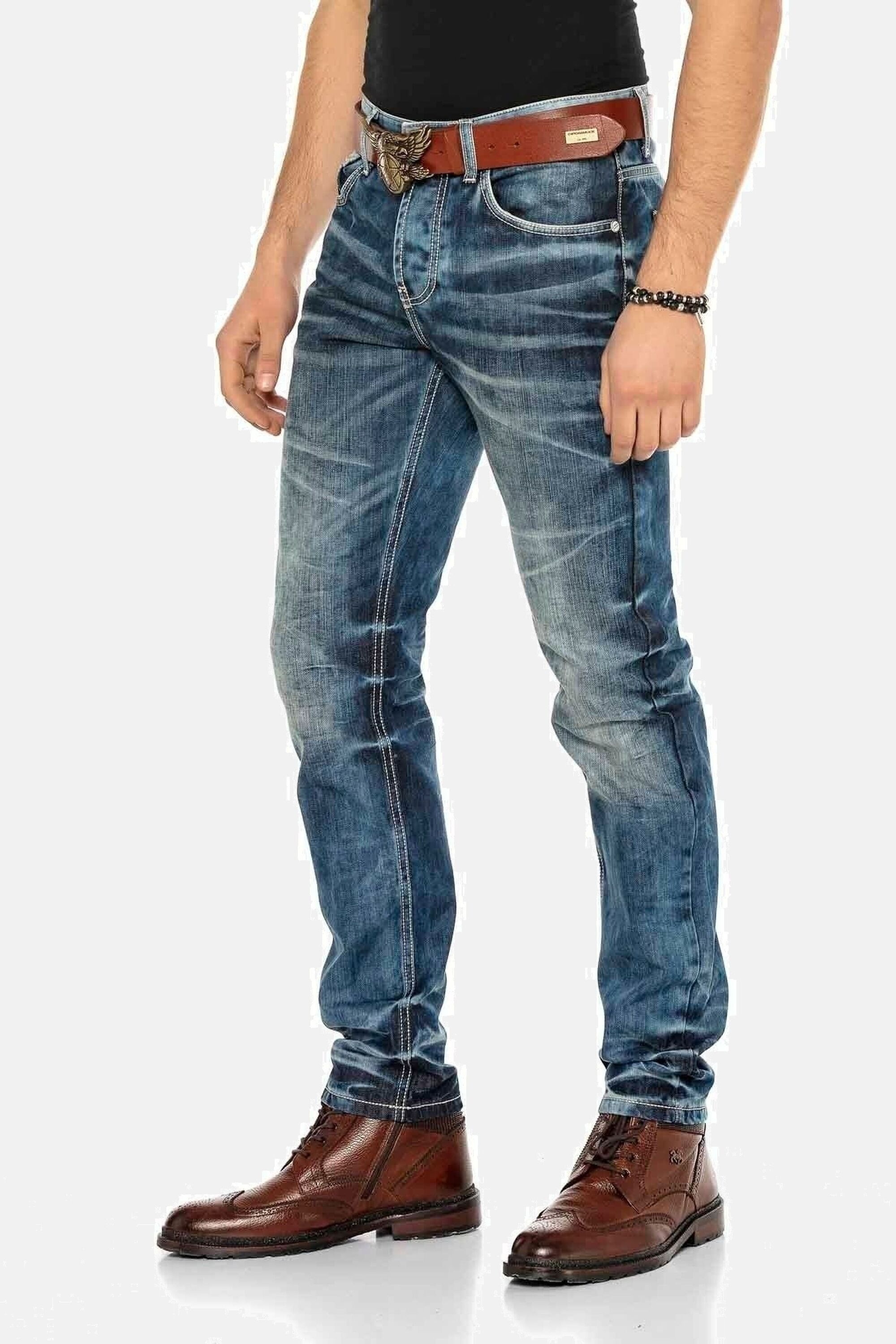 Cipo & Baxx 5-Pocket-Jeans »Jeans«, in Straight-Fit, CD-328